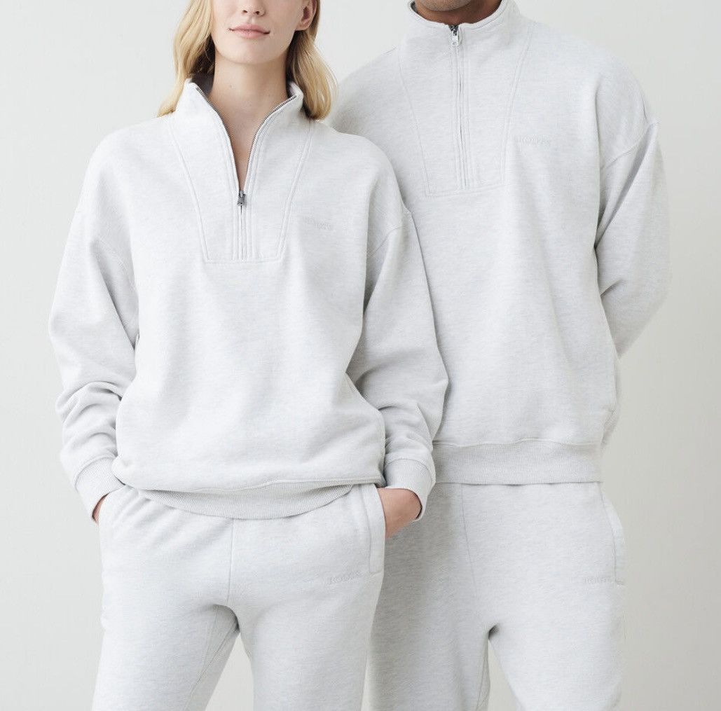 Roots ROOTS Half Zip Stein Gender Free - White Mix Size US L / EU 52-54 / 3 - 14 Thumbnail