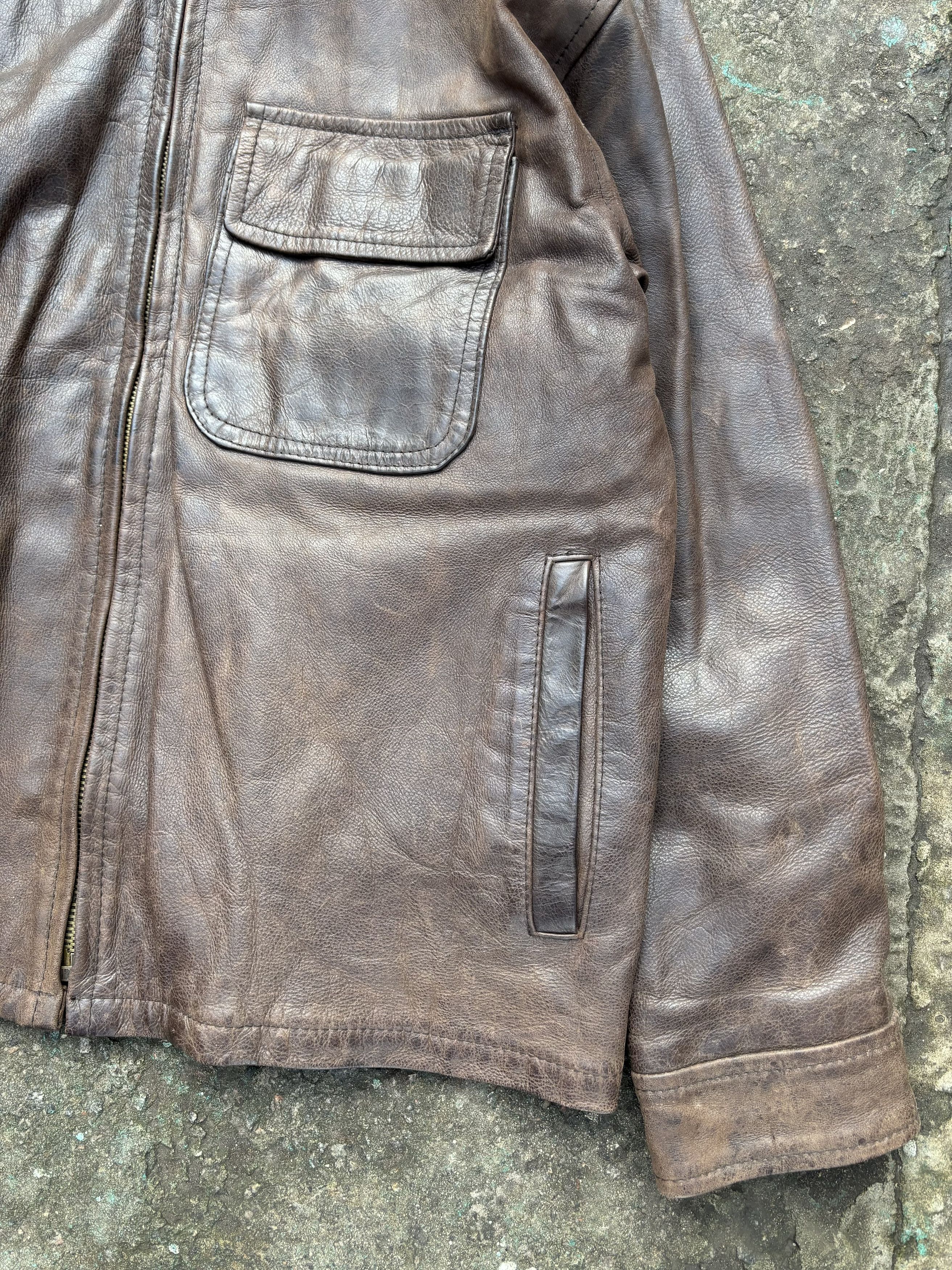 Paul Smith Vintage Paul Smith Brown Leather Jacket Size US M / EU 48-50 / 2 - 4 Thumbnail
