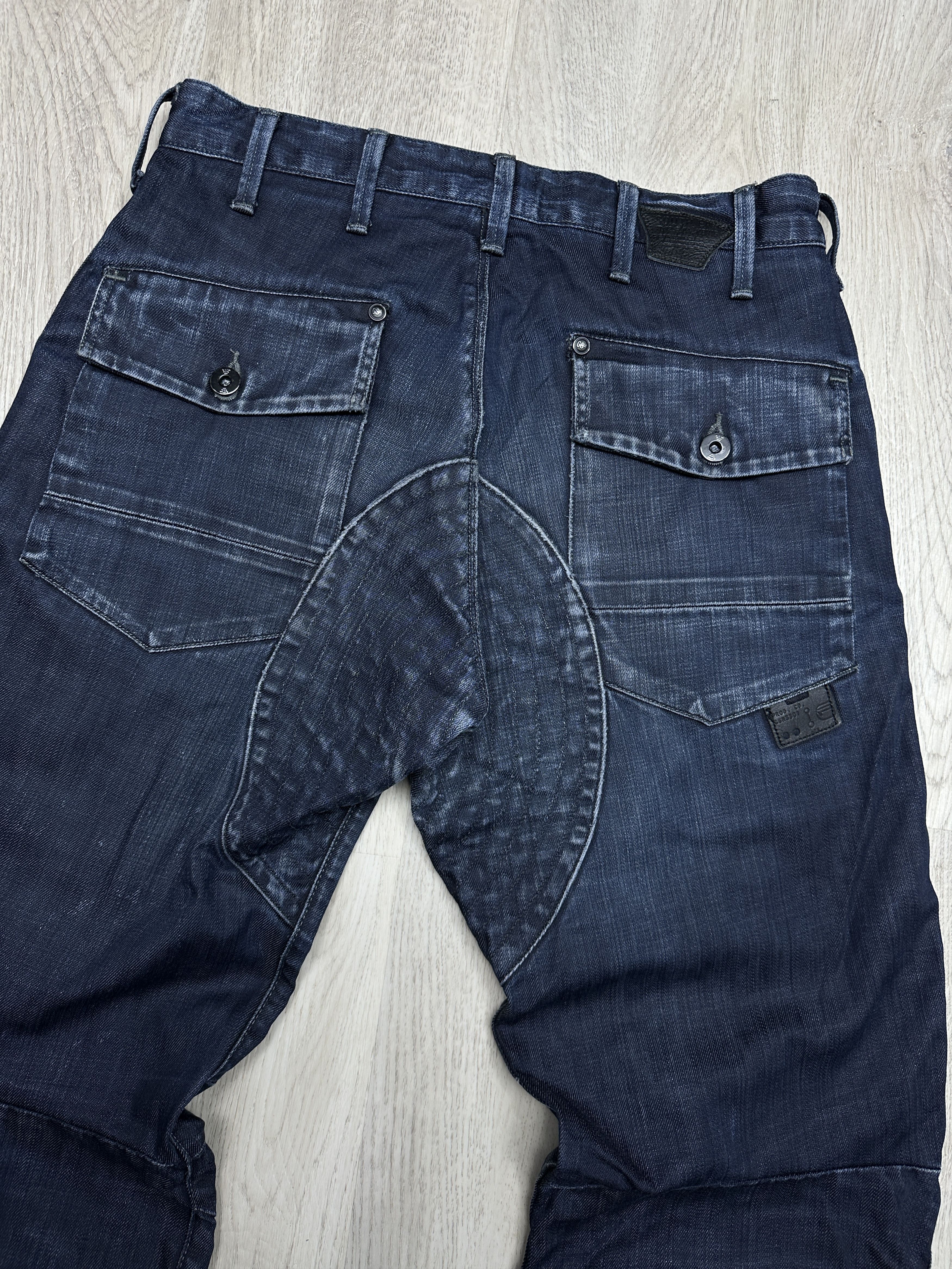 G-Star G Star Raw Mens Elwood Denim Pants Double Knee Jeans Size US 30 / EU 46 - 7 Thumbnail