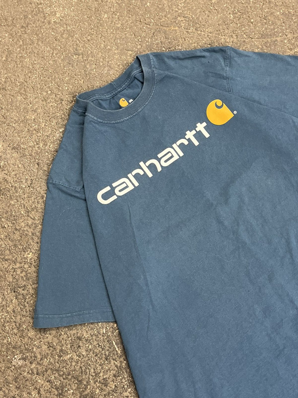 Carhartt × Vintage Carhartt spell out tee streetwear hype rare skater workwear Size US XXL / EU 58 / 5 - 3 Thumbnail