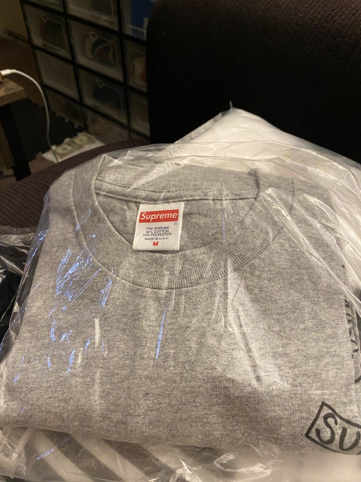 Supreme Supreme Gonz Heads Tee Grey Size M Size US M / EU 48-50 / 2 - 2 Thumbnail