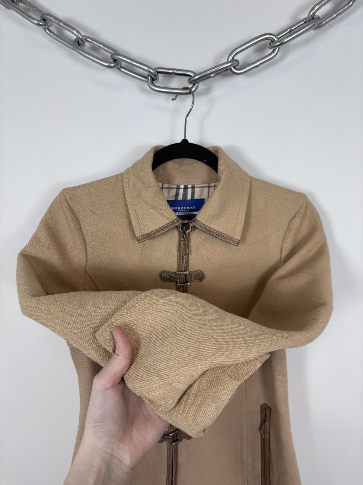 Burberry Burberry Blue Label Women’s Vintage Camel Wool Blend Jacket Size S / US 4 / IT 40 - 12 Thumbnail