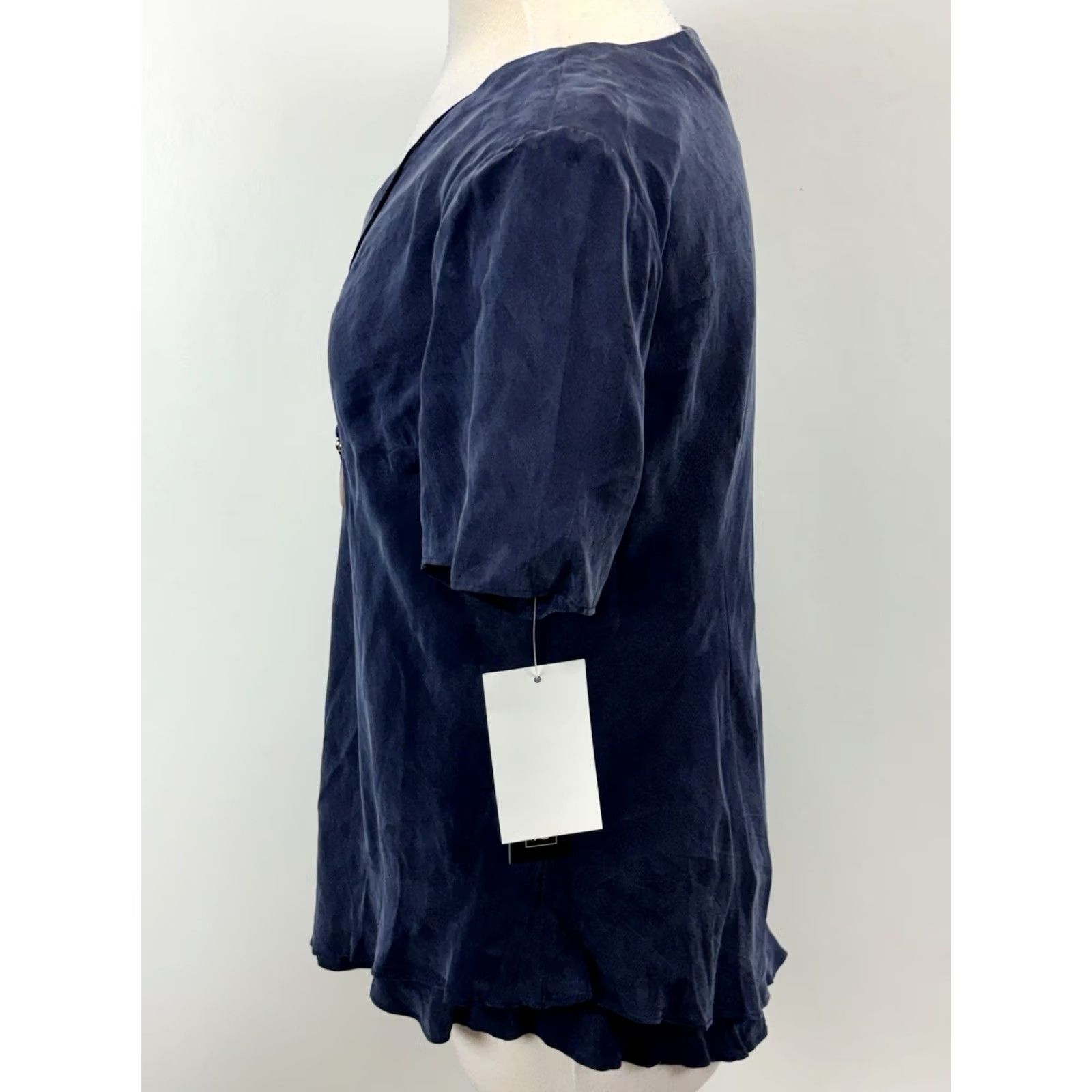Vintage VINTAGE Jessica Howard 2 Pc Maxi Skirt Set Women's 14 Navy Blue Asymmetric USA Shirt/Skirt/Outfit/Set Mens Women Girls Boys Size 36" / US 14 / IT 50 - 3 Thumbnail