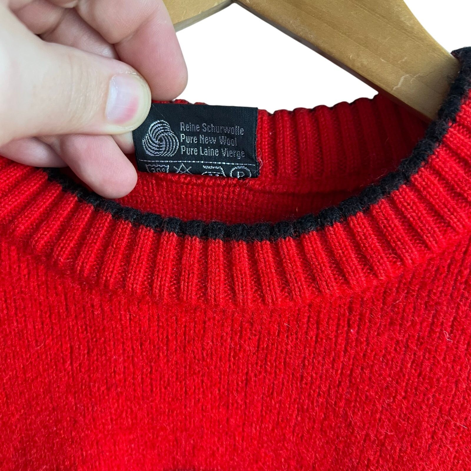 & Other Stories Rare Vintage Sigi Scheiber Crest Pure Wool Knit Sweater Size M / US 6-8 / IT 42-44 - 5 Thumbnail