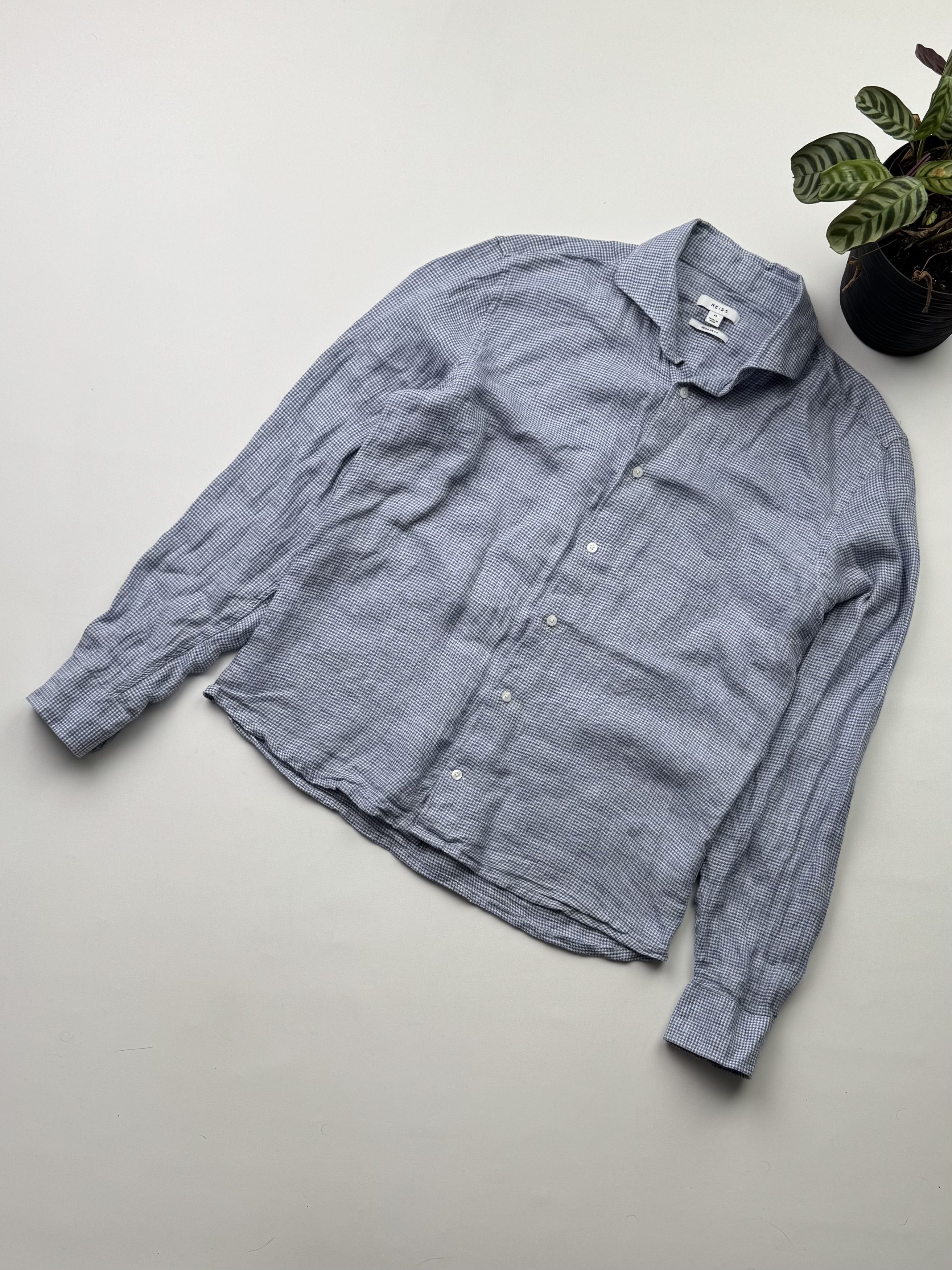 Reiss Linen Shirt Long Sleeve (145)