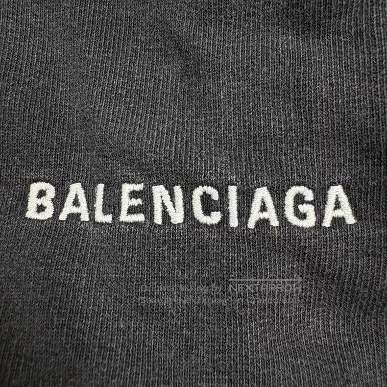 Balenciaga Balenciaga size S Black Distressed Washed Drawstring Short Size US 27 - 3 Thumbnail