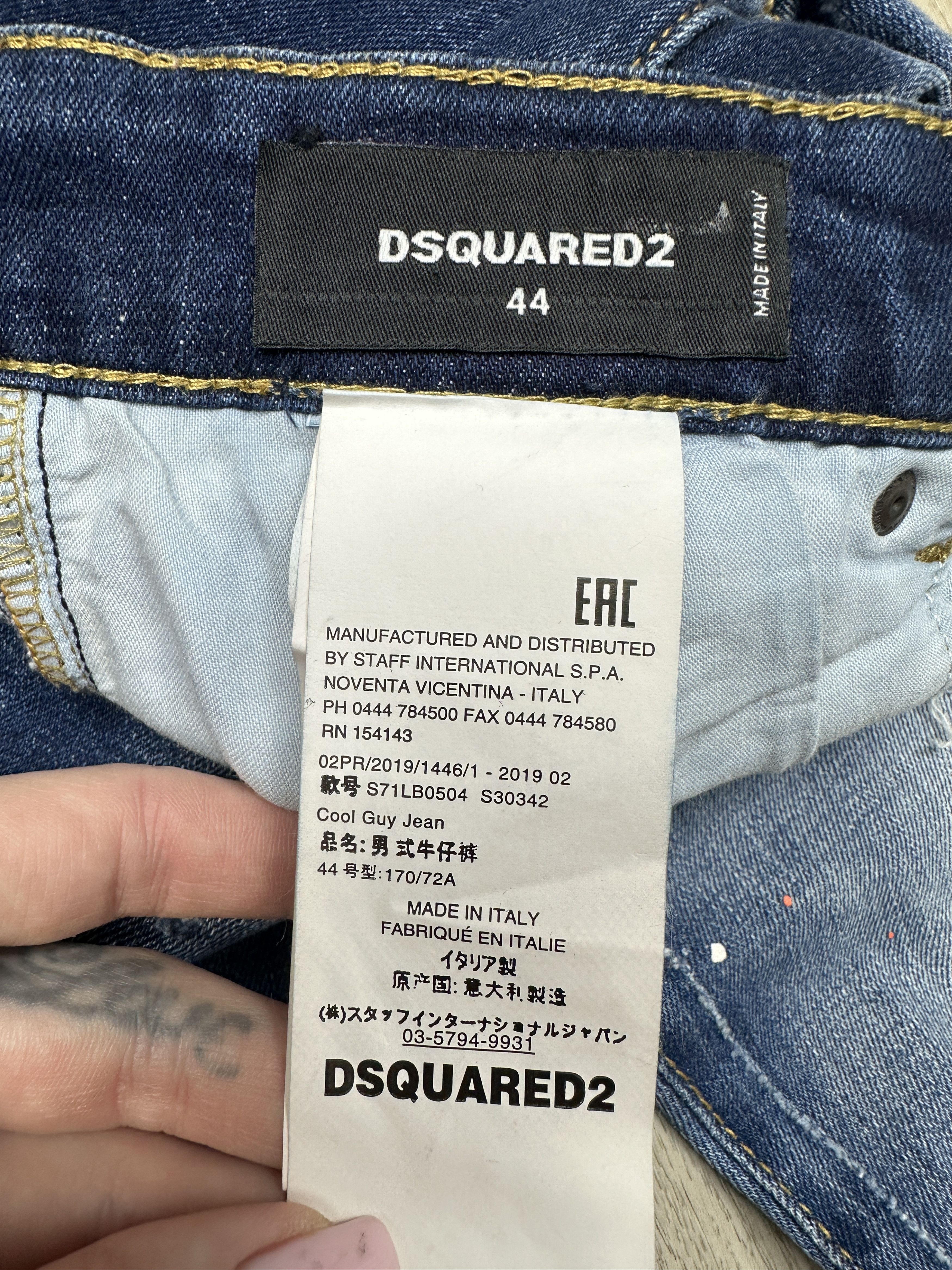 Dsquared2 Dsquared 2 Distressed Denim Pants Jeans Size US 28 / EU 44 - 5 Thumbnail