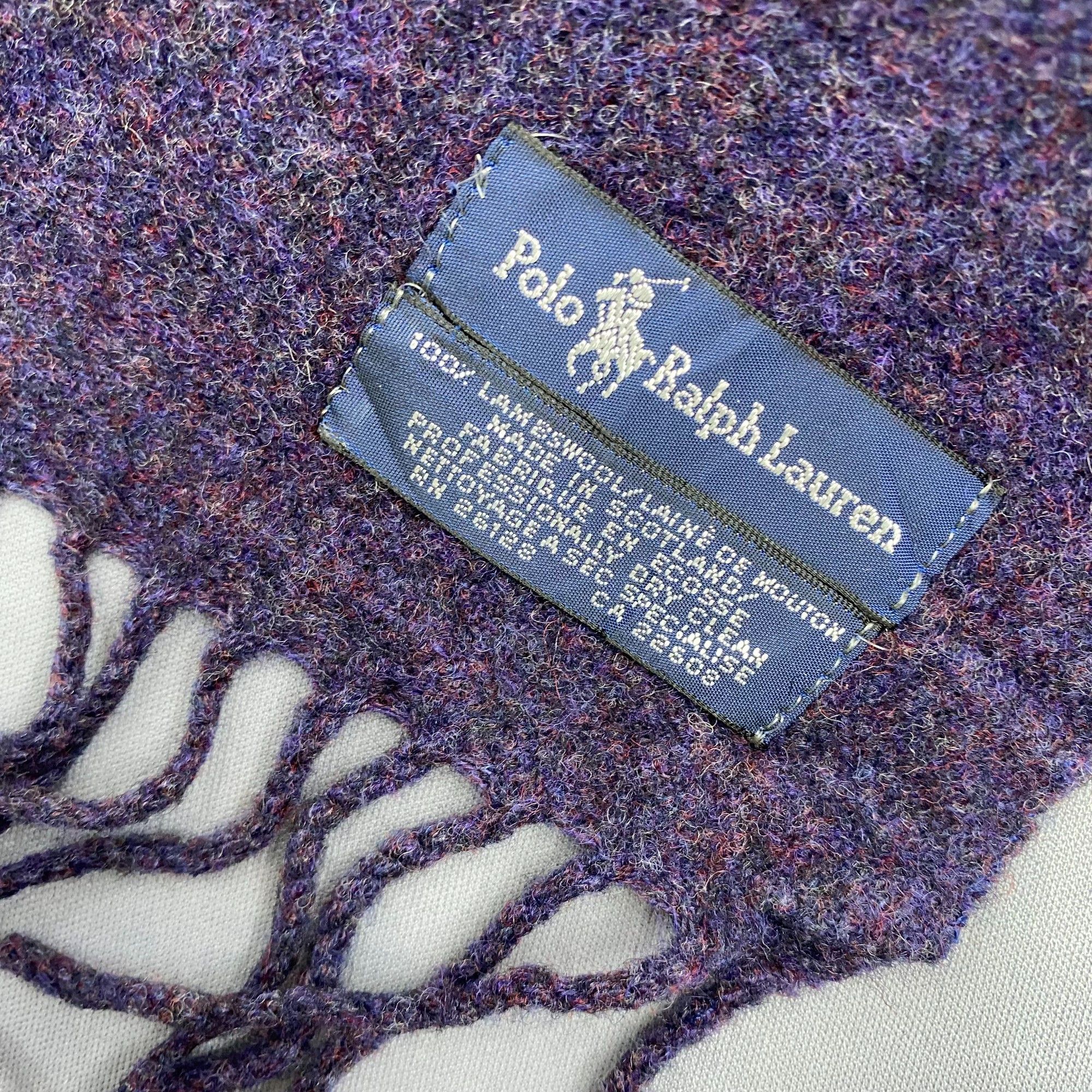 Polo Ralph Lauren Vintage Polo Ralph Lauren Scarf Muffler Wool Winter Scarves Size ONE SIZE - 5 Thumbnail