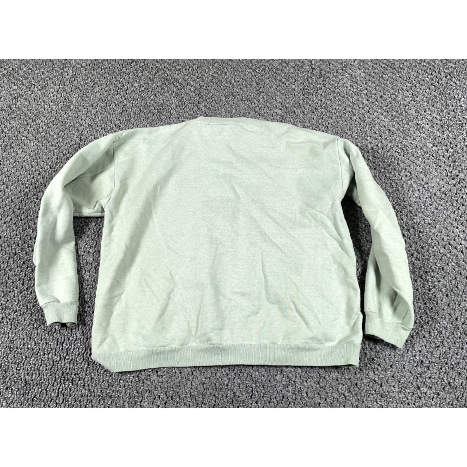 Vintage VINTAGE Woolrich Sweatshirt Cardigan Deer Embroidered Green 90s Graphic Print Women Large Cotton Crew Neck Long Sleeve Size L / US 10 / IT 46 - 2 Thumbnail