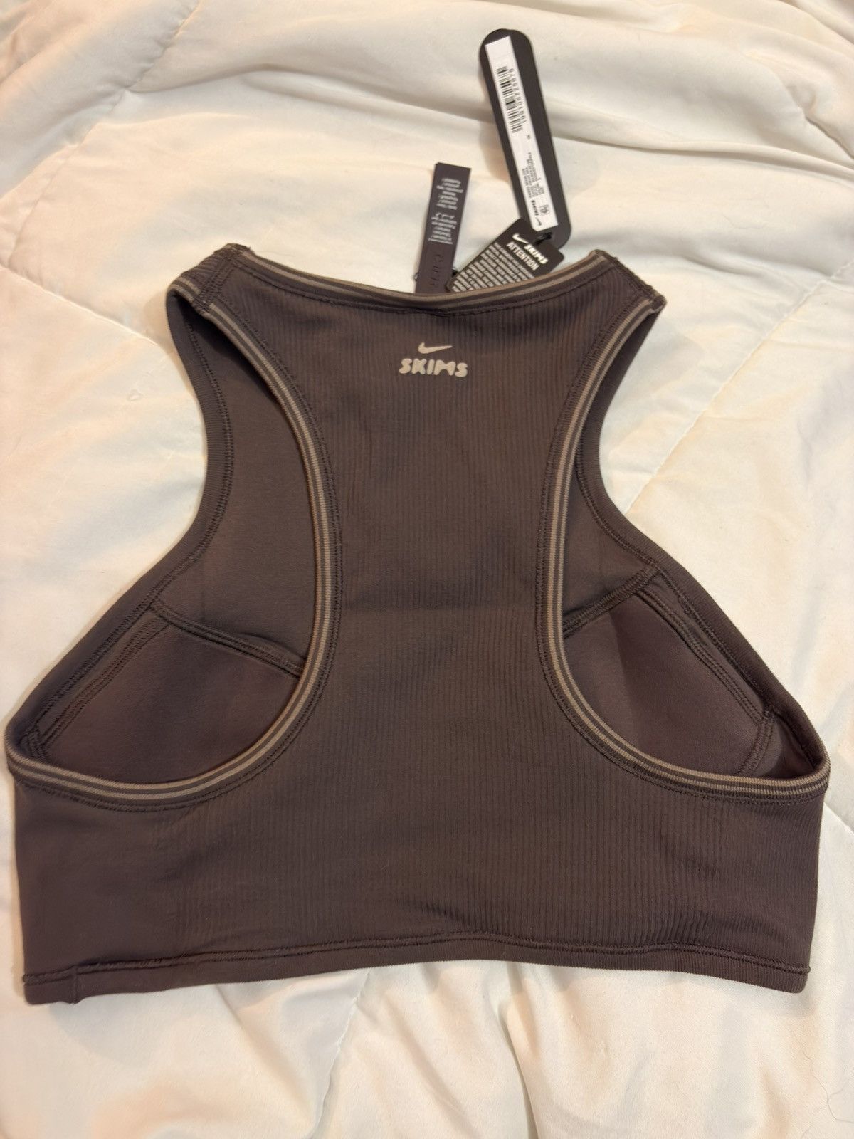 SKIMS Skims ribbed seamless Racer Front bra Size S / US 4 / IT 40 - 4 Thumbnail