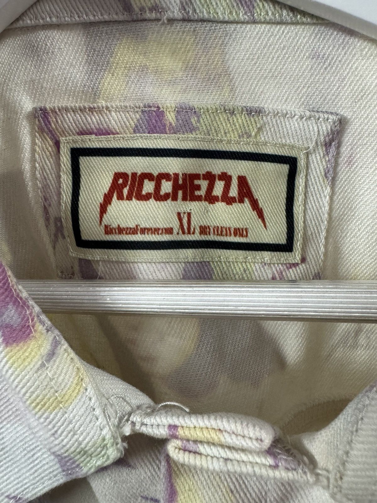 Other Ricchezza Forever Bomber Jacket Women Aop Size XL Cream RARE Size US XL / EU 56 / 4 - 8 Thumbnail