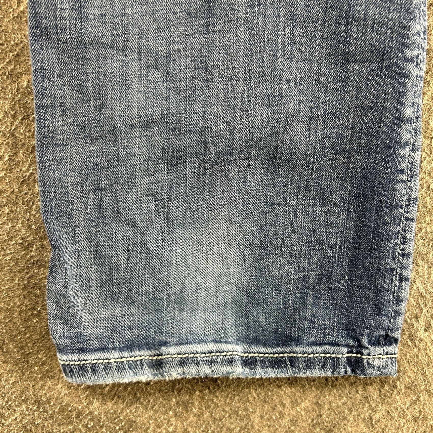Miss Me Miss Me Jeans Womens 27 Blue Bootcut Denim Distressed Distressed Embroidered Logo 5-Pocket Classic Buckle Bke Size 27" / US 4 / IT 40 - 6 Thumbnail