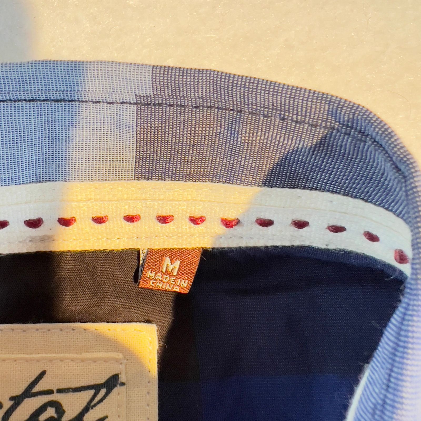 Other Coastal Metal Pearl Snap Button Shirt Men Medium Blue Check Size US M / EU 48-50 / 2 - 12 Thumbnail