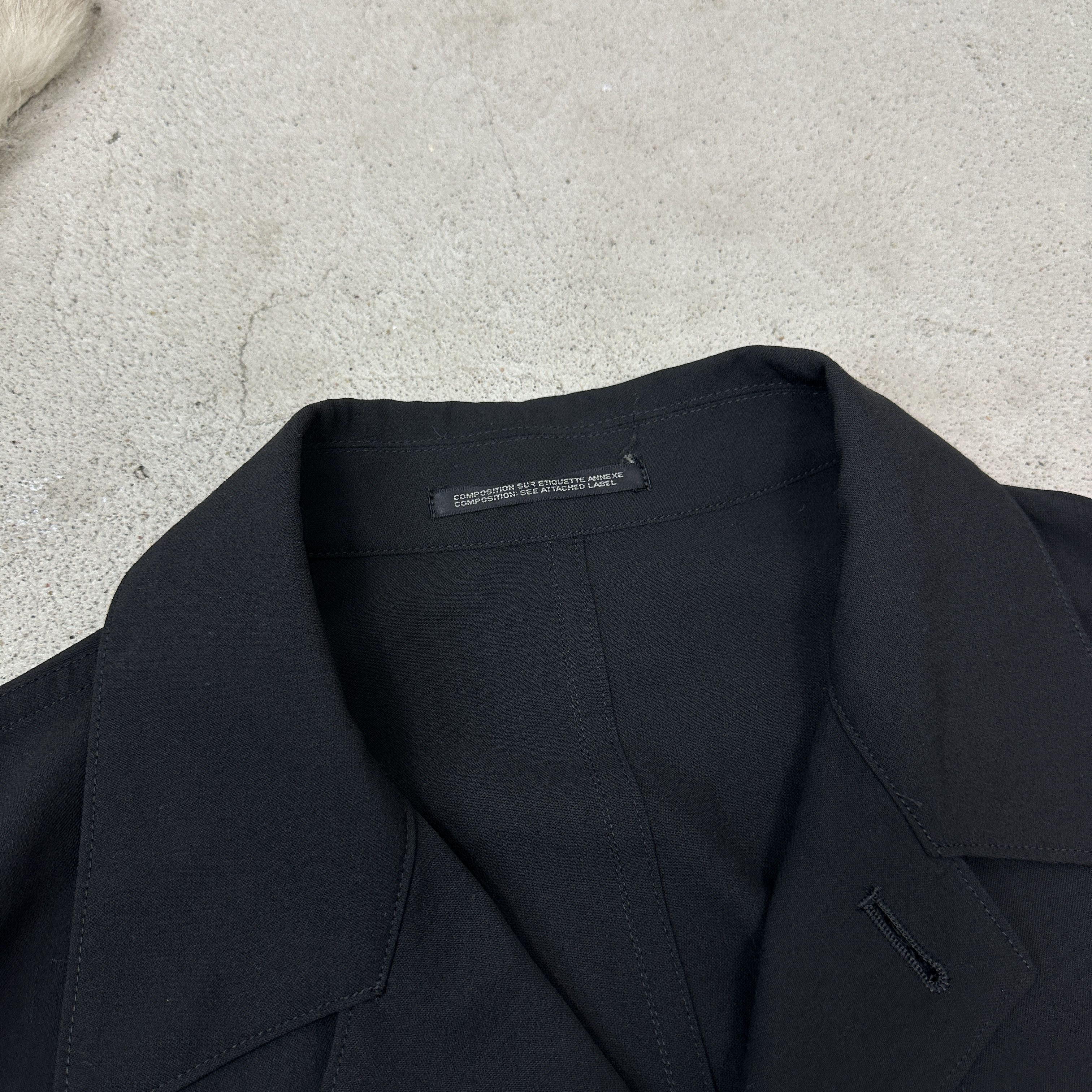 Yohji Yamamoto Vintage Avant-Garde Woolen Y’s Yohji Yamamoto Japanese Coat Size M / US 6-8 / IT 42-44 - 8 Thumbnail