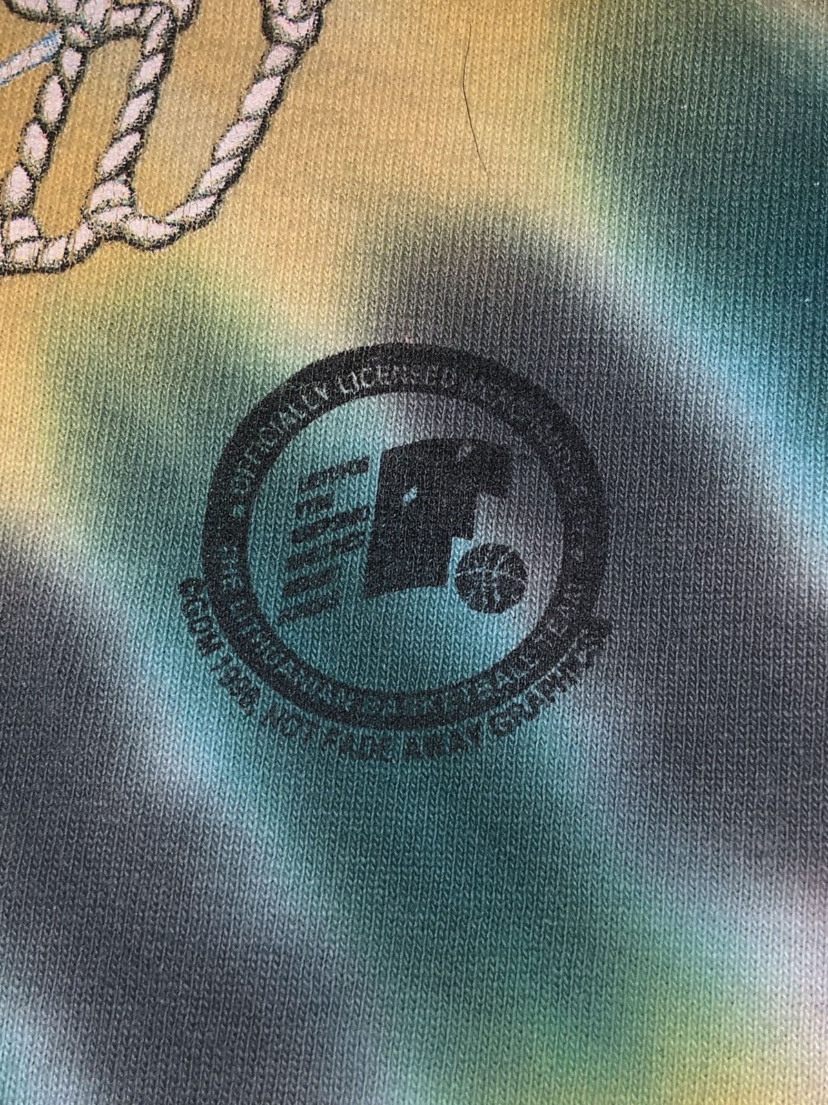 Vintage 1996 Grateful Dead Lithuania Basketball Tye Dye XL