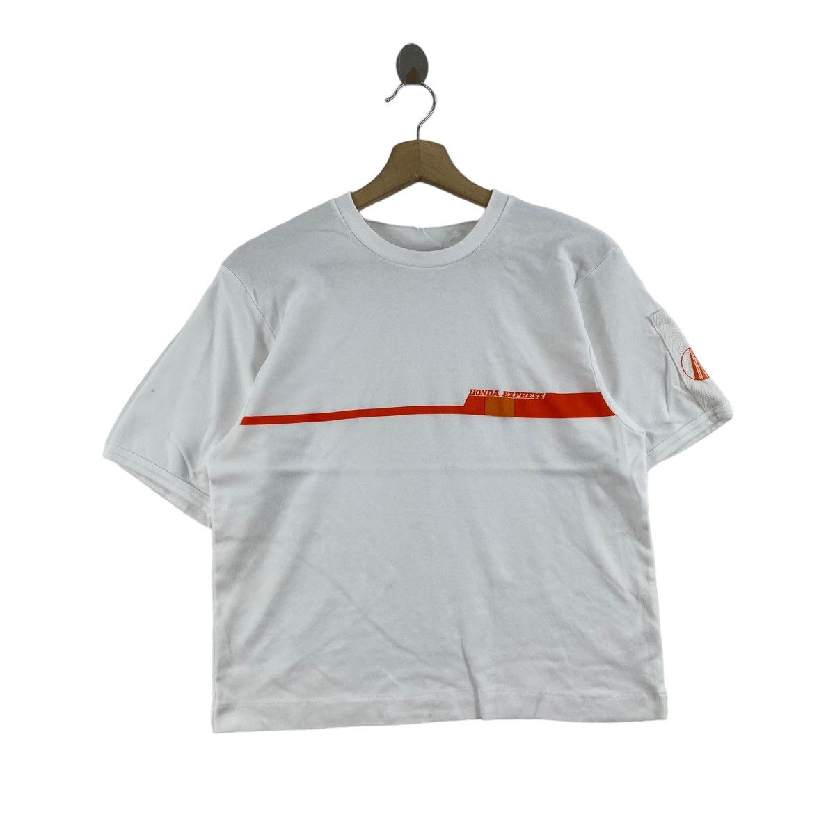 Express Vintage HONDA EXPRESS Racing Small Brand Print White Size US S / EU 44-46 / 1 - 1 Thumbnail