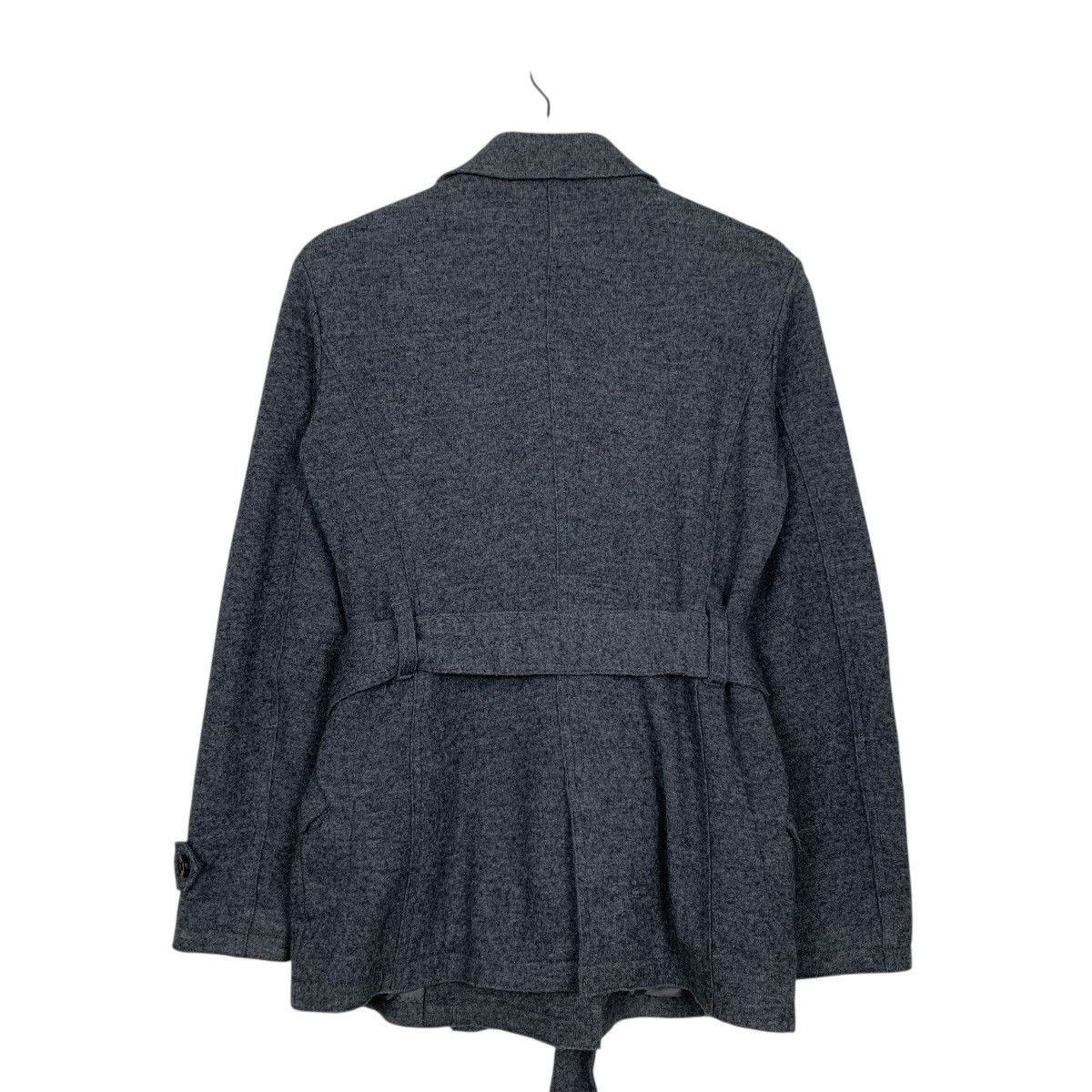 Japanese Brand Ships Double Breasted Wool Trenchcoat Size M / US 6-8 / IT 42-44 - 7 Thumbnail