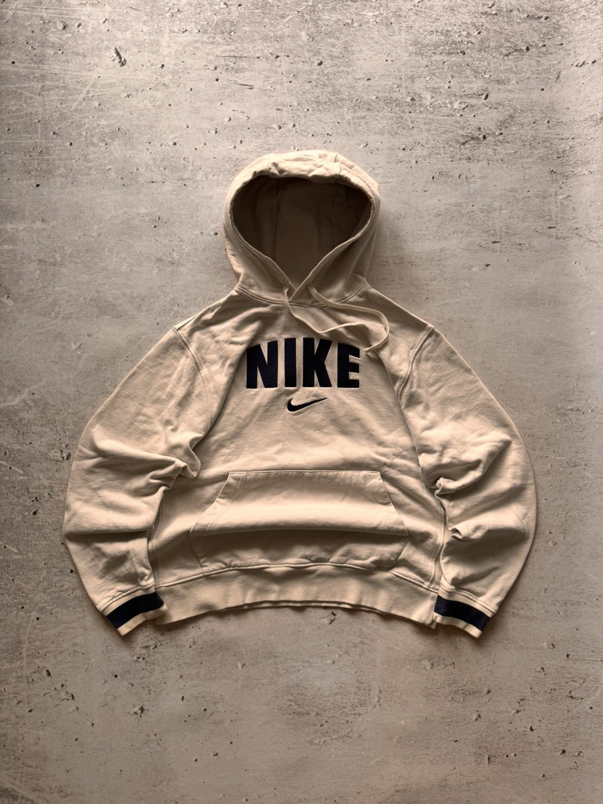 Nike × Vintage NIKE VINTAGE CENTER LOGO OVERSIZE BOXY HOODIE Size US M / EU 48-50 / 2 - 1 Thumbnail