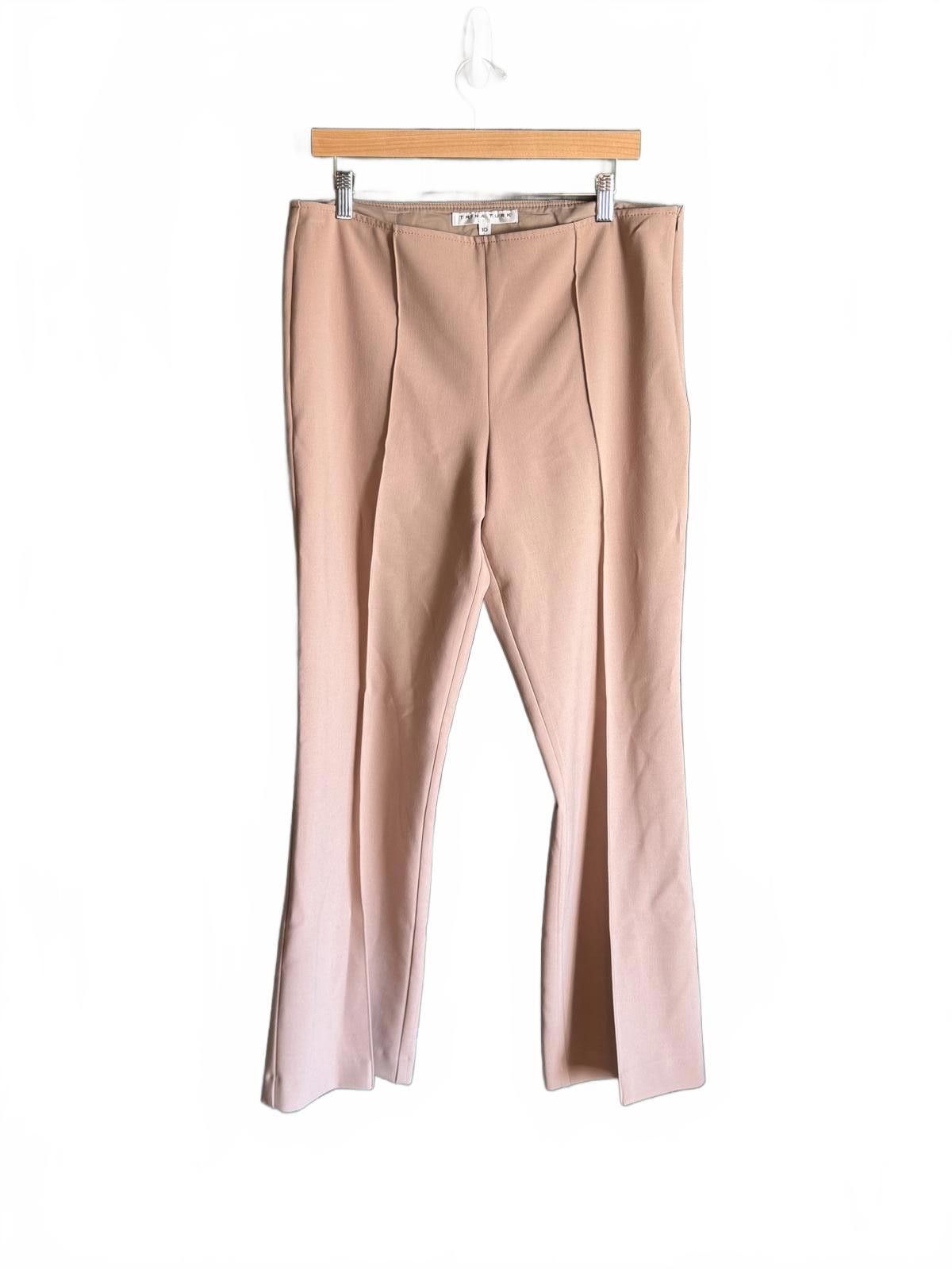 Other Trina Turk Women's Beige Dress Pants Size 10 Size 32" / US 10 / IT 46 - 1 Thumbnail