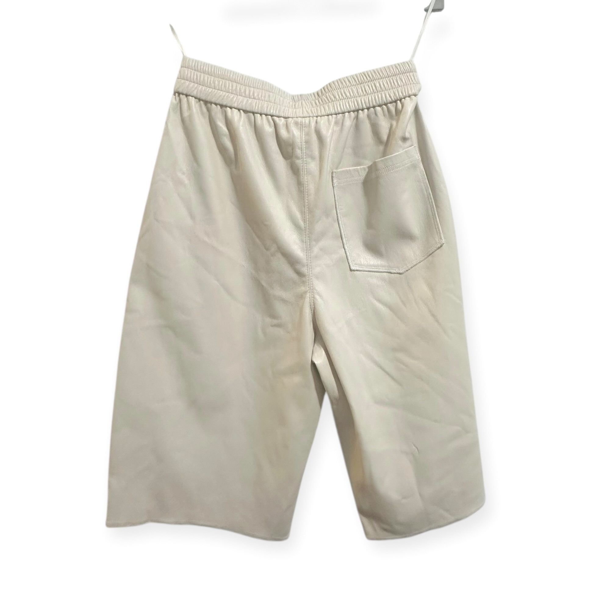 Nanushka Nanushka Yolie Vegan Leather Long Shorts – Off White Size S Size 24" / US 00 / IT 34 - 9 Thumbnail