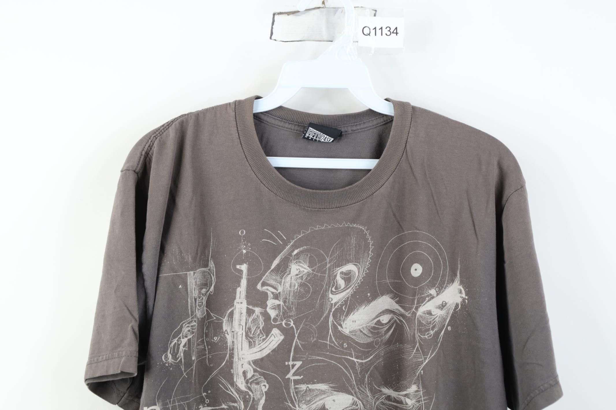 Vintage Vintage Y2K Gallery Art Short Sleeve T-Shirt Gray Cotton Size US M / EU 48-50 / 2 - 2 Thumbnail