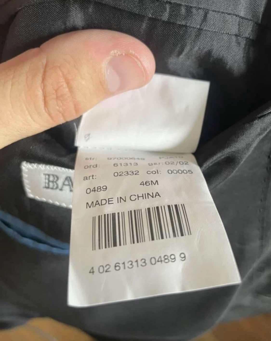 Balmain × Designer Balmain Black Blazer, Minimalist Classic Suit Jacket Size 46R - 3 Thumbnail