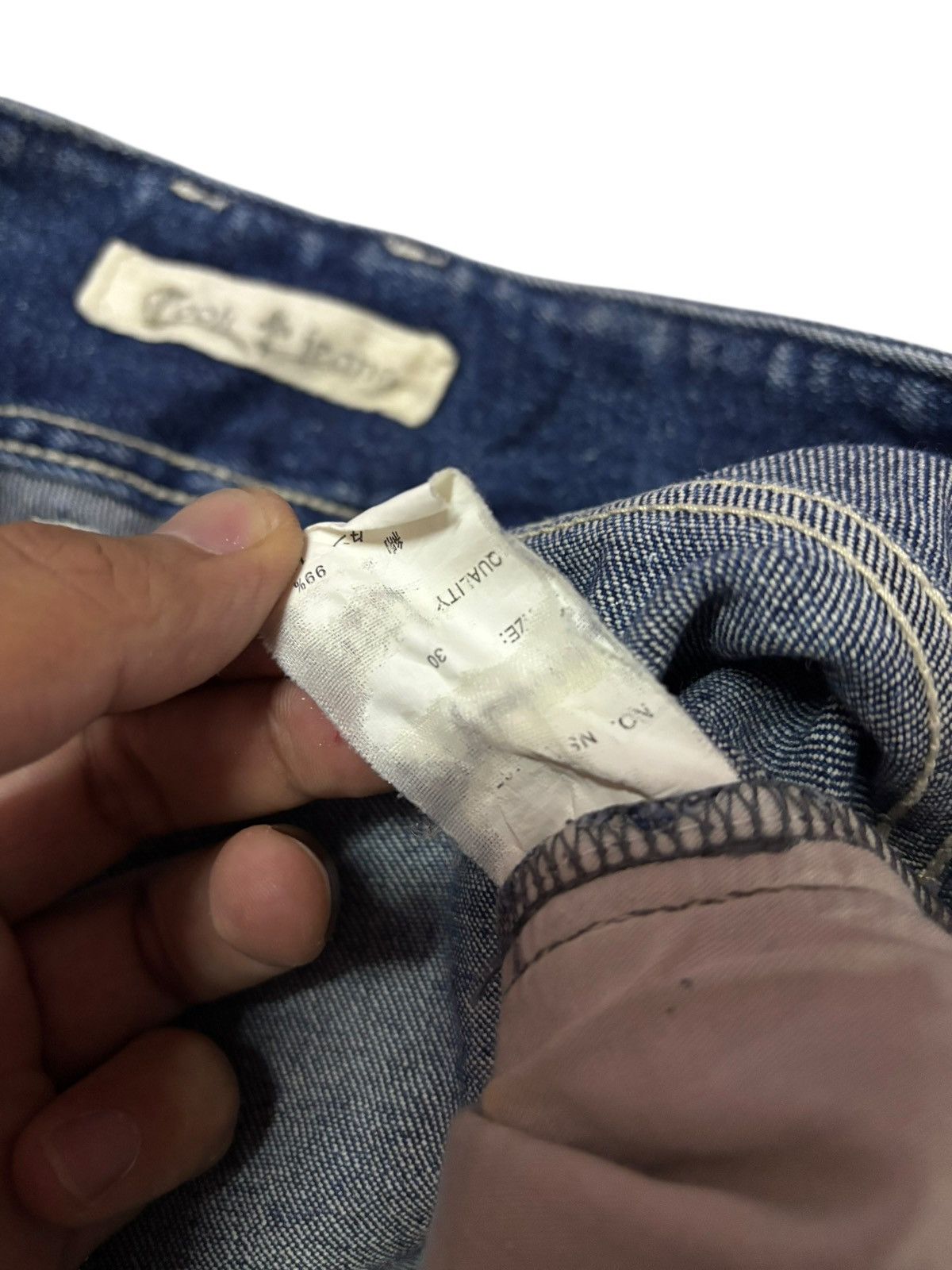 Japanese Brand Vtg Look Japan Distressed Jeans Size US 32 / EU 48 - 10 Thumbnail