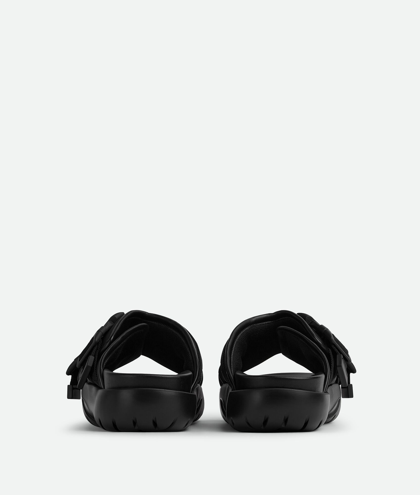 Bottega Veneta o1n1vont0525 Snap Slide Sandals in Black Size US 11 / IT 41 - 3 Thumbnail