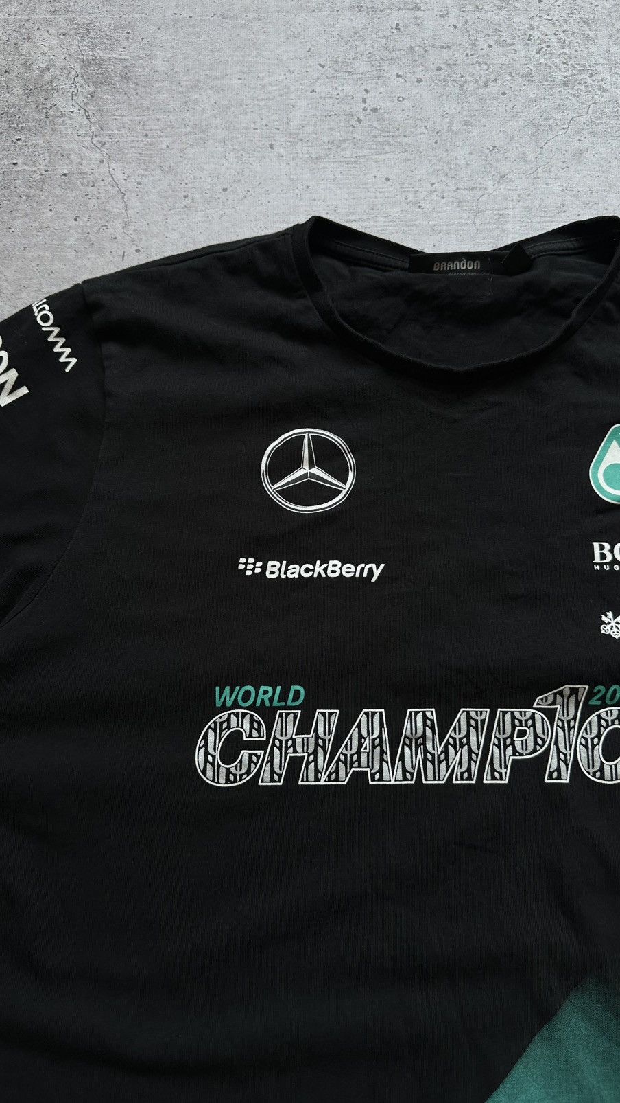 Mercedes-Benz × Vintage Mercedes-Benz F1 Team 2014/15 Champion T Shirt Size US XXL / EU 58 / 5 - 4 Thumbnail