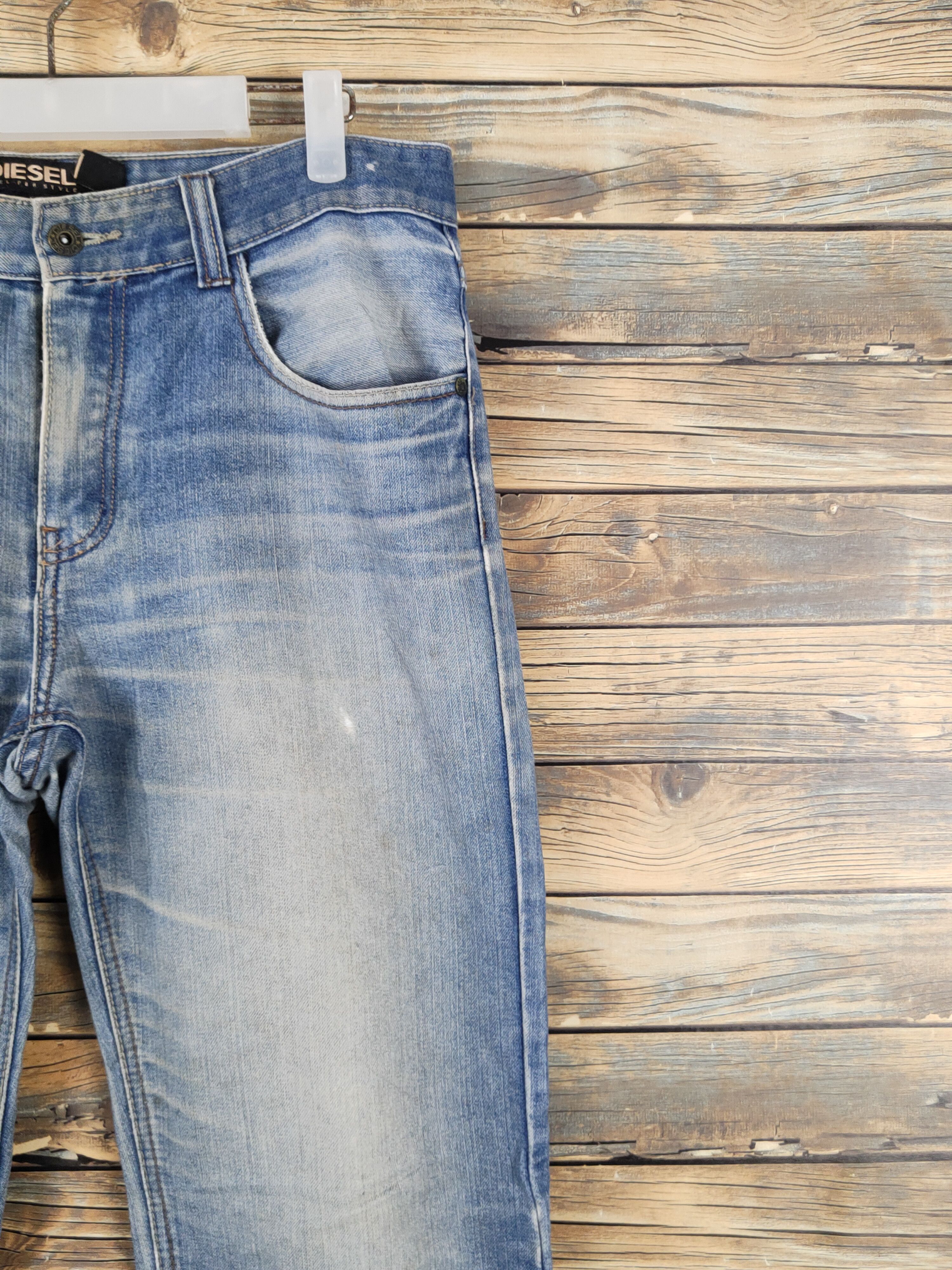 Diesel Diesel Blue Distressed Ripped denim Jeans #W1836 Size US 32 / EU 48 - 5 Thumbnail
