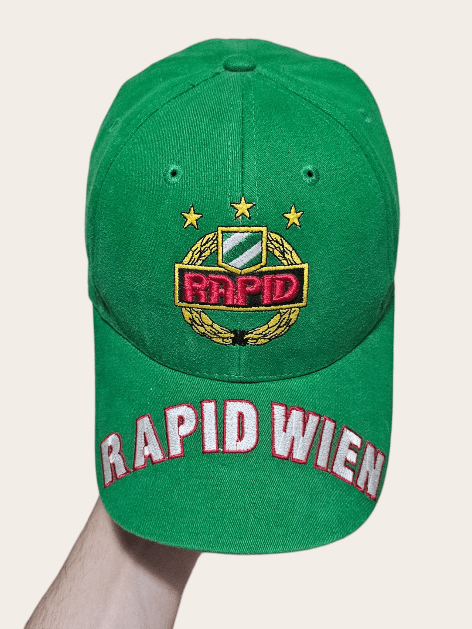 Vintage Rapid Wien Spellout Vintage Hat Size ONE SIZE - 1 Thumbnail