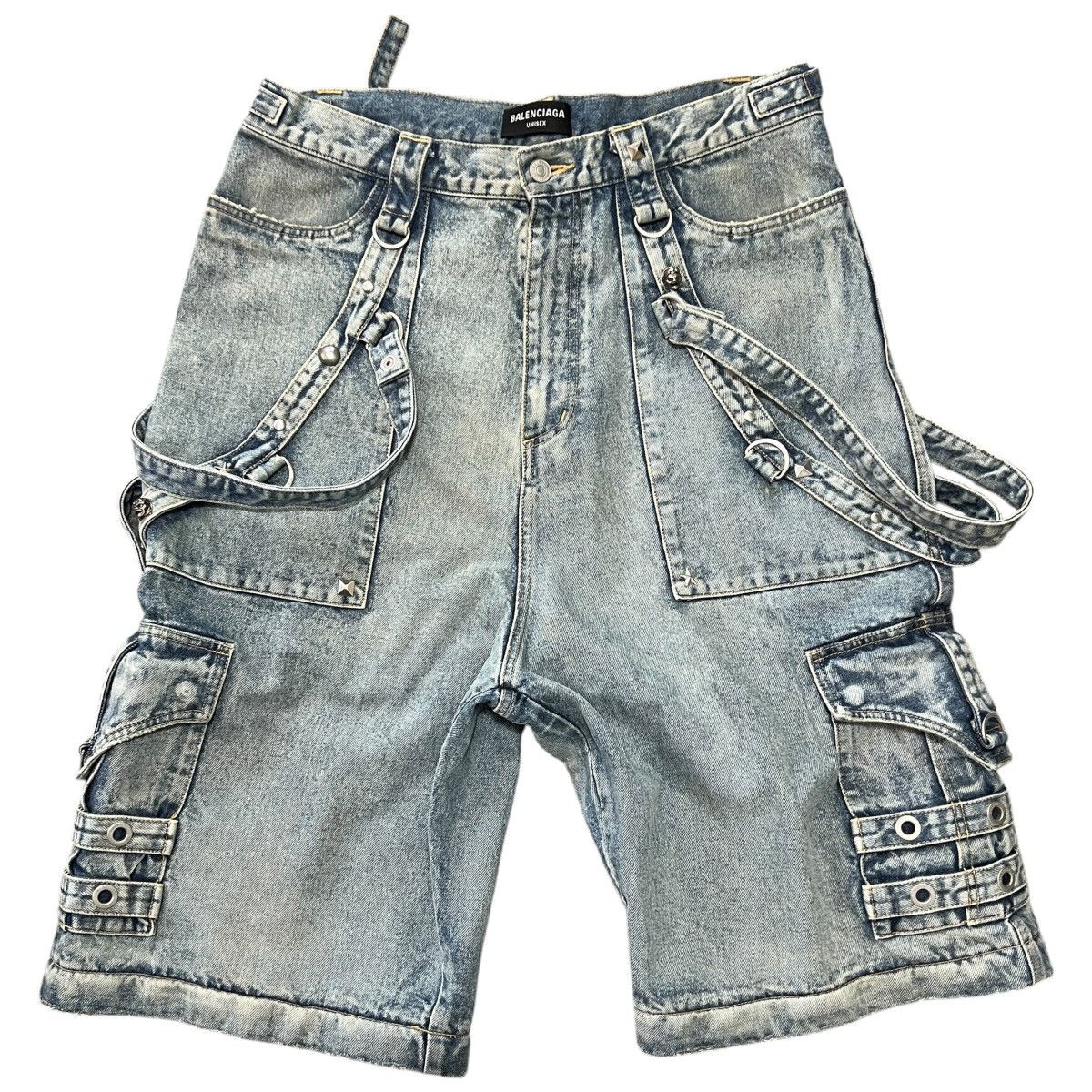 Balenciaga BALENCIAGA 2022AW Raver Baggy Denim Pants Size US 33 - 7 Thumbnail