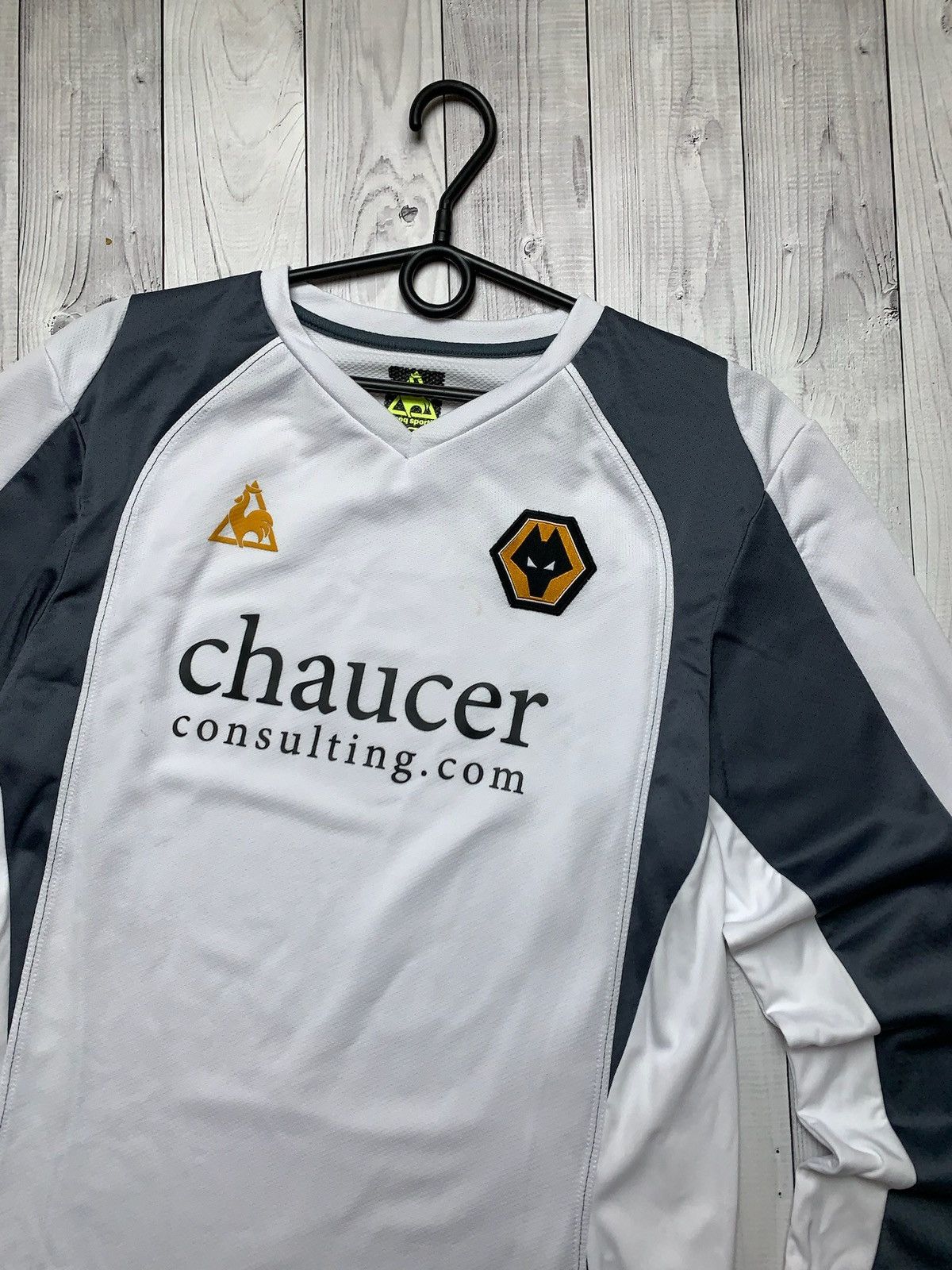 Le Coq Sportif × Vintage Vintage Wolverhampton soccer jersey long sleeve size M rare Size US M / EU 48-50 / 2 - 2 Thumbnail
