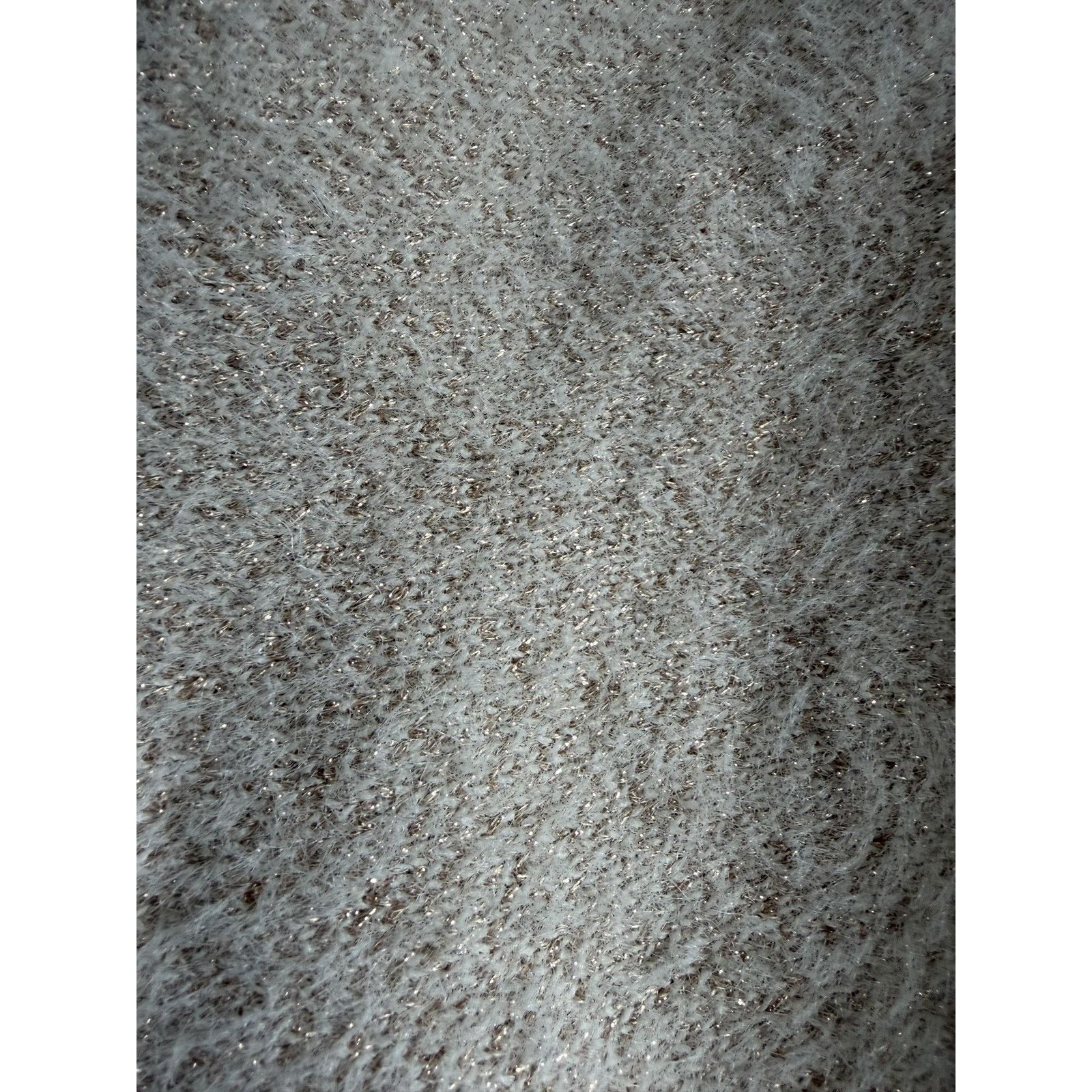 Anthropologie Sleeping On Snow Cape Sweater One Size White Gold turtleneck Size ONE SIZE - 2 Thumbnail
