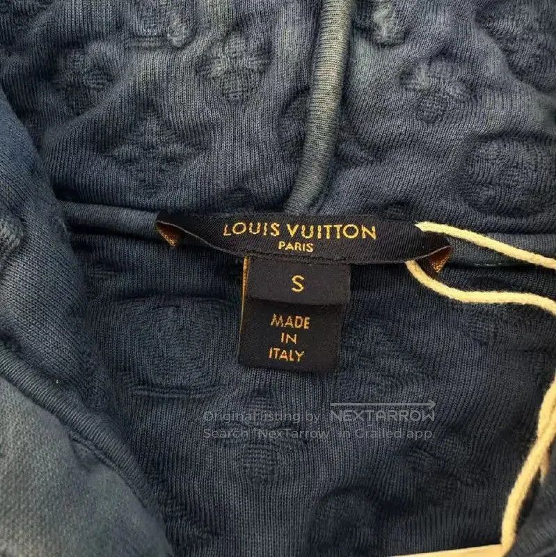 Louis Vuitton Louis Vuitton Blue Cotton Blend Men's Hoodie . Size US M / EU 48-50 / 2 - 7 Thumbnail