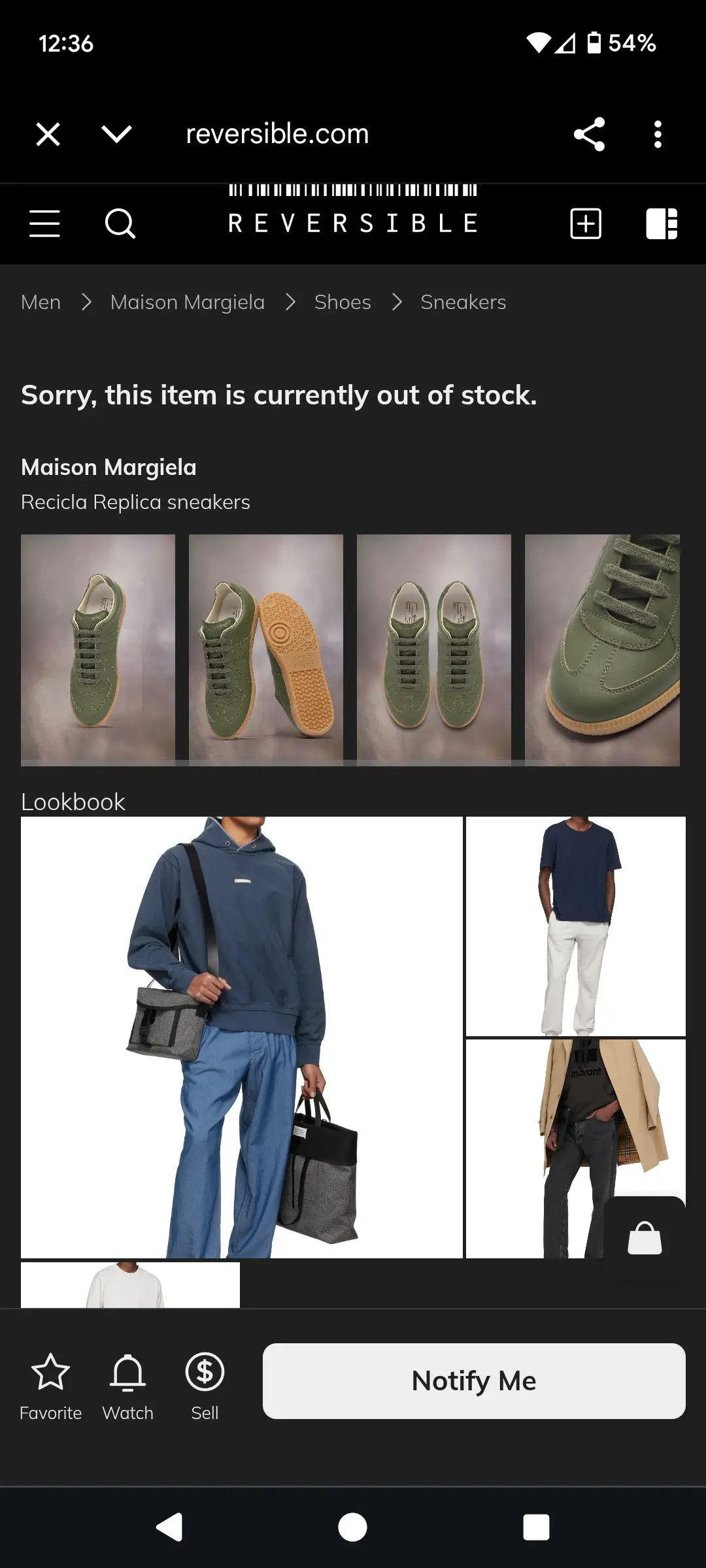 Maison Margiela Maison Margiela GAT Replica Olive Green 13 46 Low Size US 13 / EU 46 - 23 Thumbnail