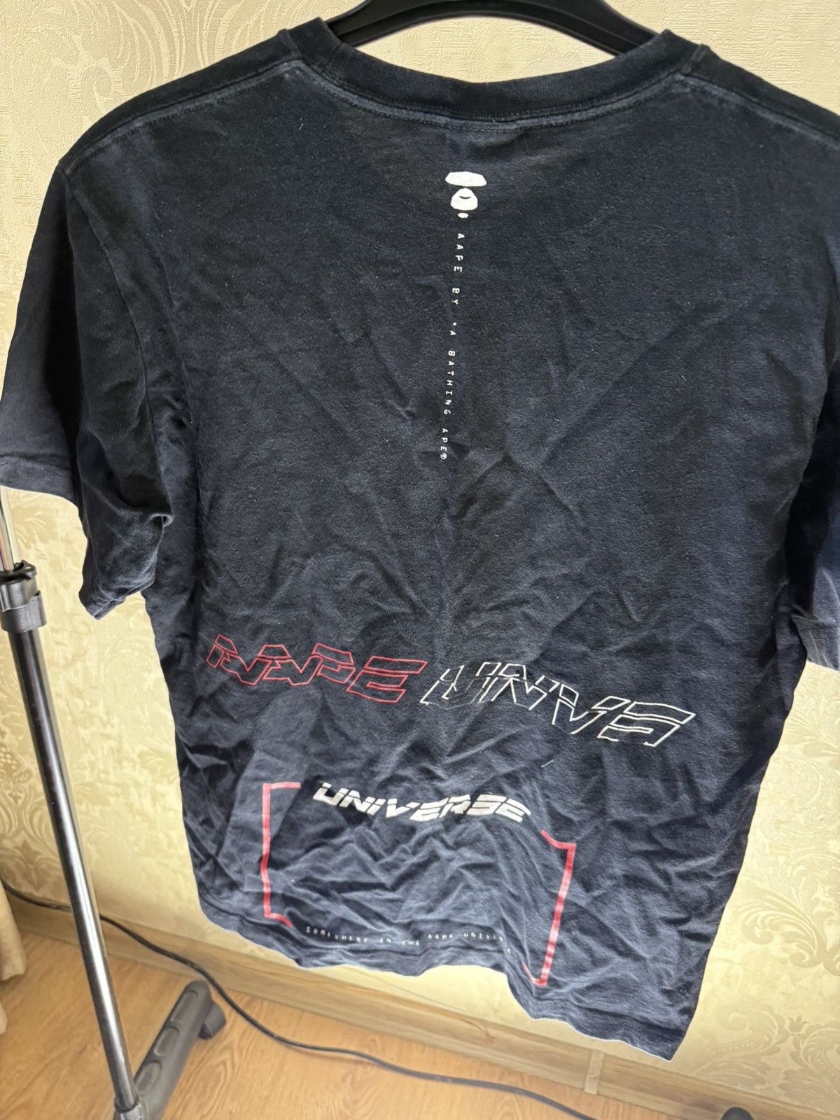Aape AAPE BLACK T-SHIRT GRAPHIC PRINT STREETWEAR STYLE SIZE M Size US M / EU 48-50 / 2 - 8 Thumbnail