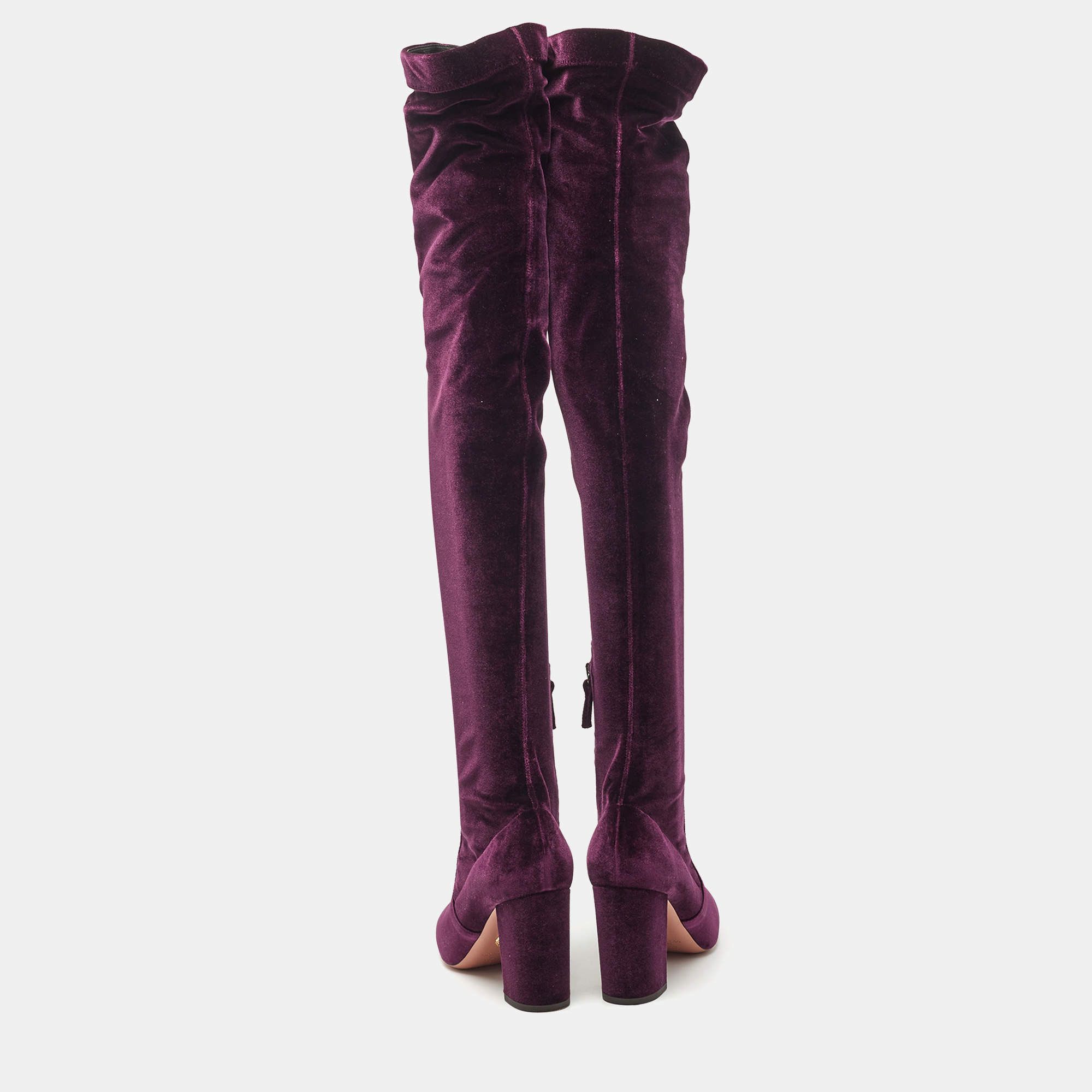 Aquazzura o1y0625 Boots in Mauve Size US 8 / IT 38 - 5 Thumbnail