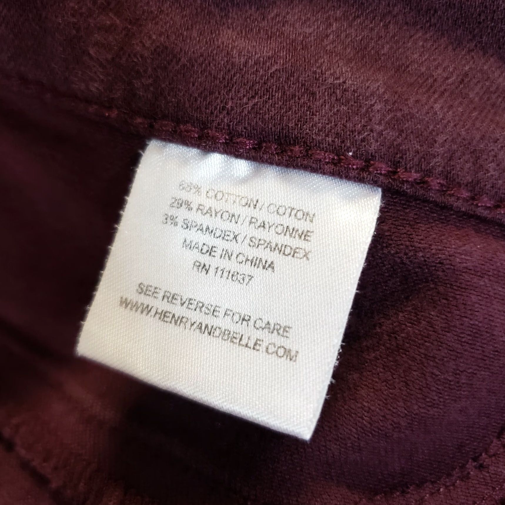 Vintage Lila Ryan Womens Skinny Jeans Sz 29 Purple Mid Rise Cotton Blend Denim 31.5 Inseam Womens Size 29" - 6 Thumbnail