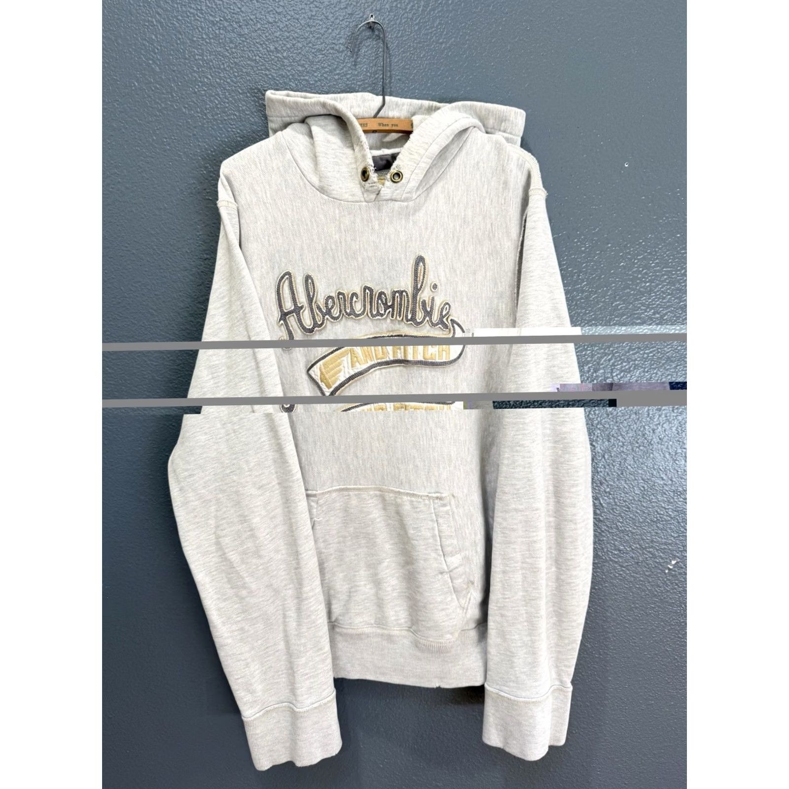 Abercrombie & Fitch VINTAGE Abercrombie & Fitch Gray Hoodie Men’s XL Pullover Stitch Y2K Size US XL / EU 56 / 4 - 3 Thumbnail