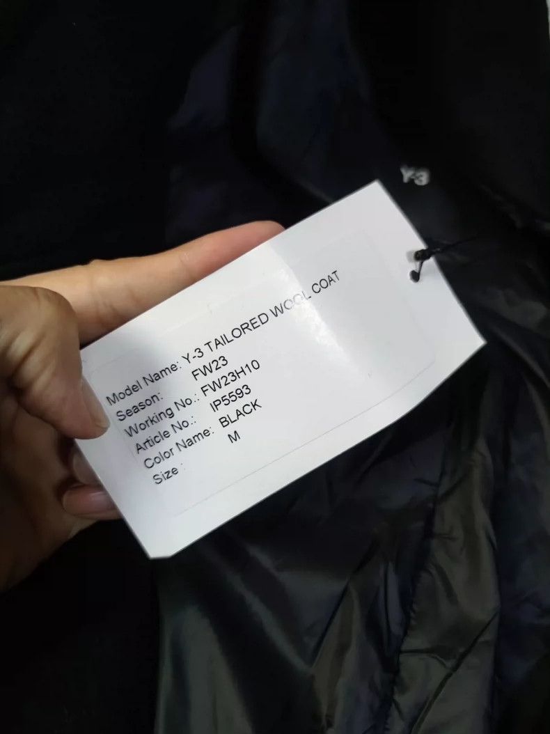 Y-3 Y-3 Wool long jacket with standing collar jacket Size US M / EU 48-50 / 2 - 4 Thumbnail