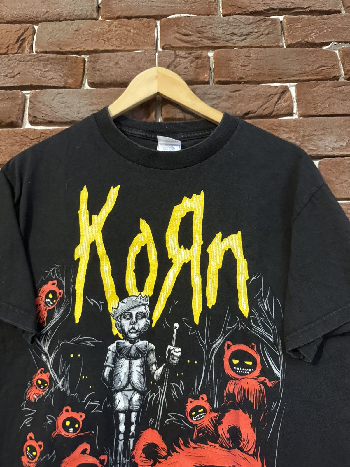 Band Tees 00s Korn Vintage Nu Metal Rock Band Tshirt Rare Grail M BlAc Size US M / EU 48-50 / 2 - 3 Thumbnail