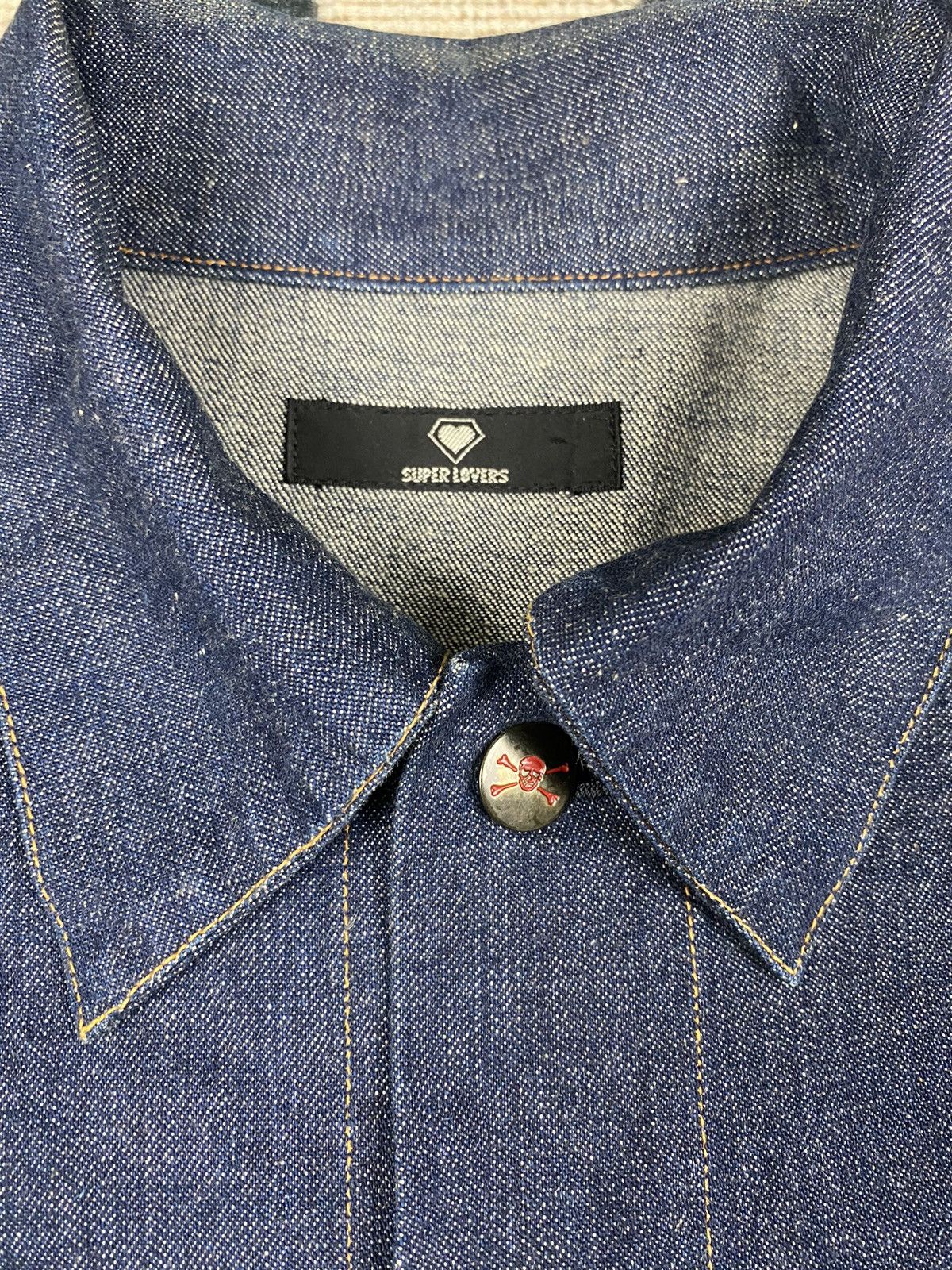 Japanese Brand × Vintage Super Lovers Japanese Denim Jacket Size US M / EU 48-50 / 2 - 6 Thumbnail