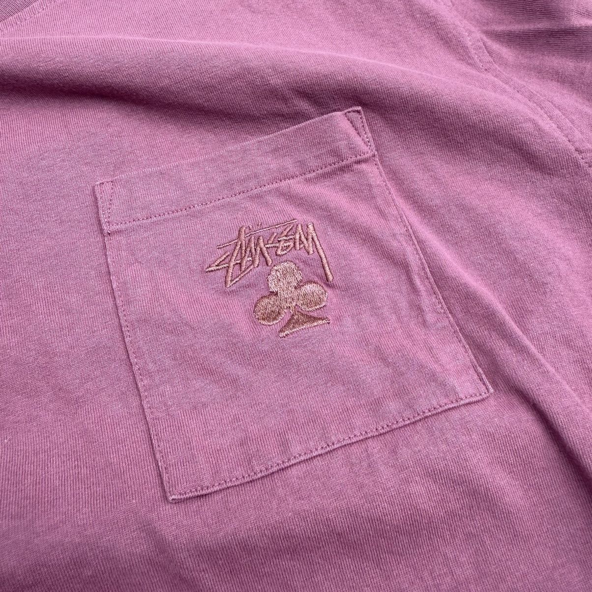Stussy Purple Stussy Club Suit Pocket Tee Size US XL / EU 56 / 4 - 4 Thumbnail