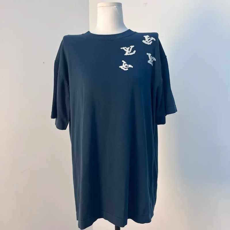 Louis Vuitton Louis Vuitton Women's Dark Green Cotton T-Shirt 0089 Size M / US 6-8 / IT 42-44 - 1 Thumbnail