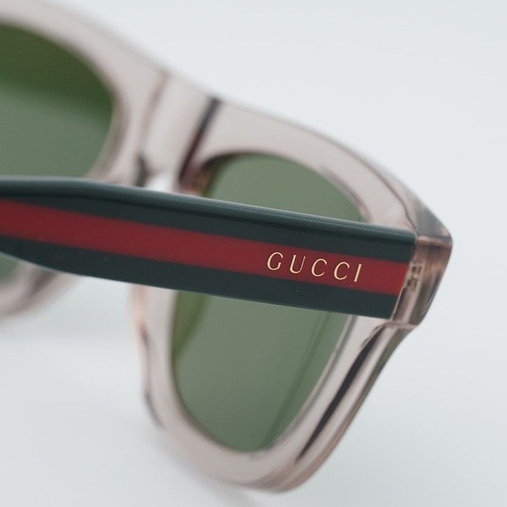 Gucci Gucci GG1991S 003 Sunglasses Shiny Transparent Brown Square Size ONE SIZE - 6 Thumbnail