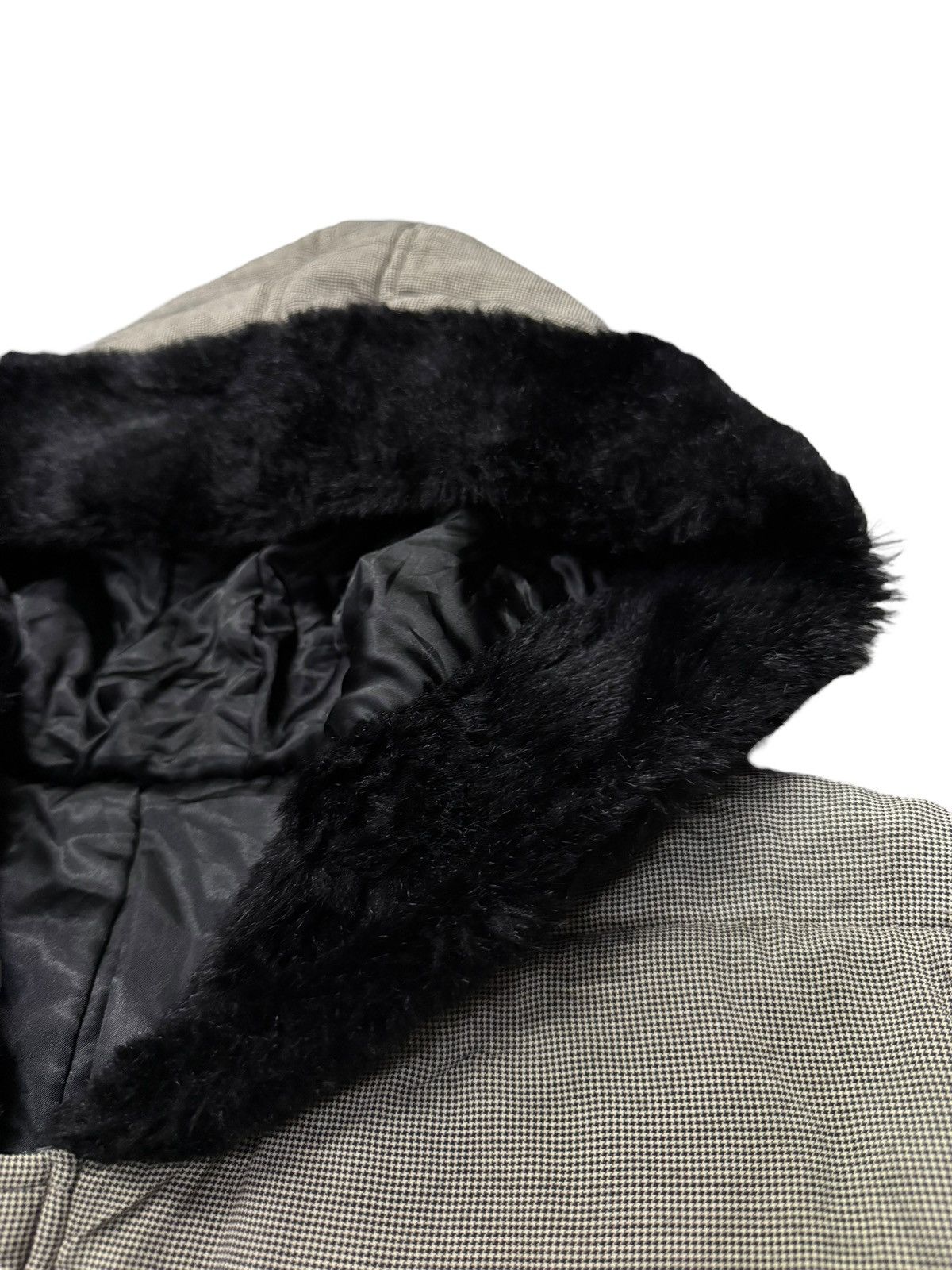 Yohji Yamamoto Y’s Bis Yohji Yamamoto Fur Hooded Long Paded Coat Jacket Size US M / EU 48-50 / 2 - 10 Thumbnail