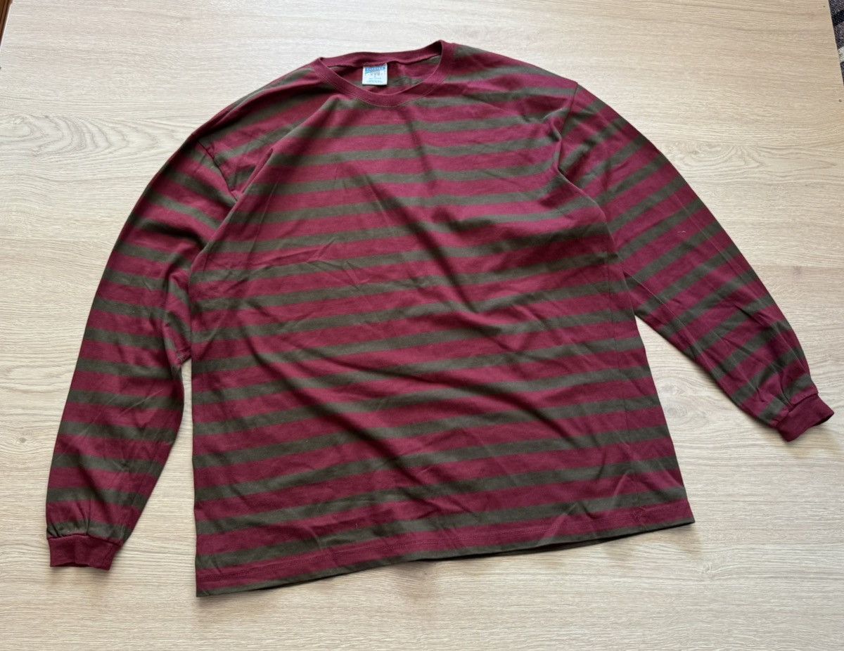 Vintage Vintage 90’s Cheetah Made In USA Stripes Long Sleeve Size US XL / EU 56 / 4 - 1 Thumbnail