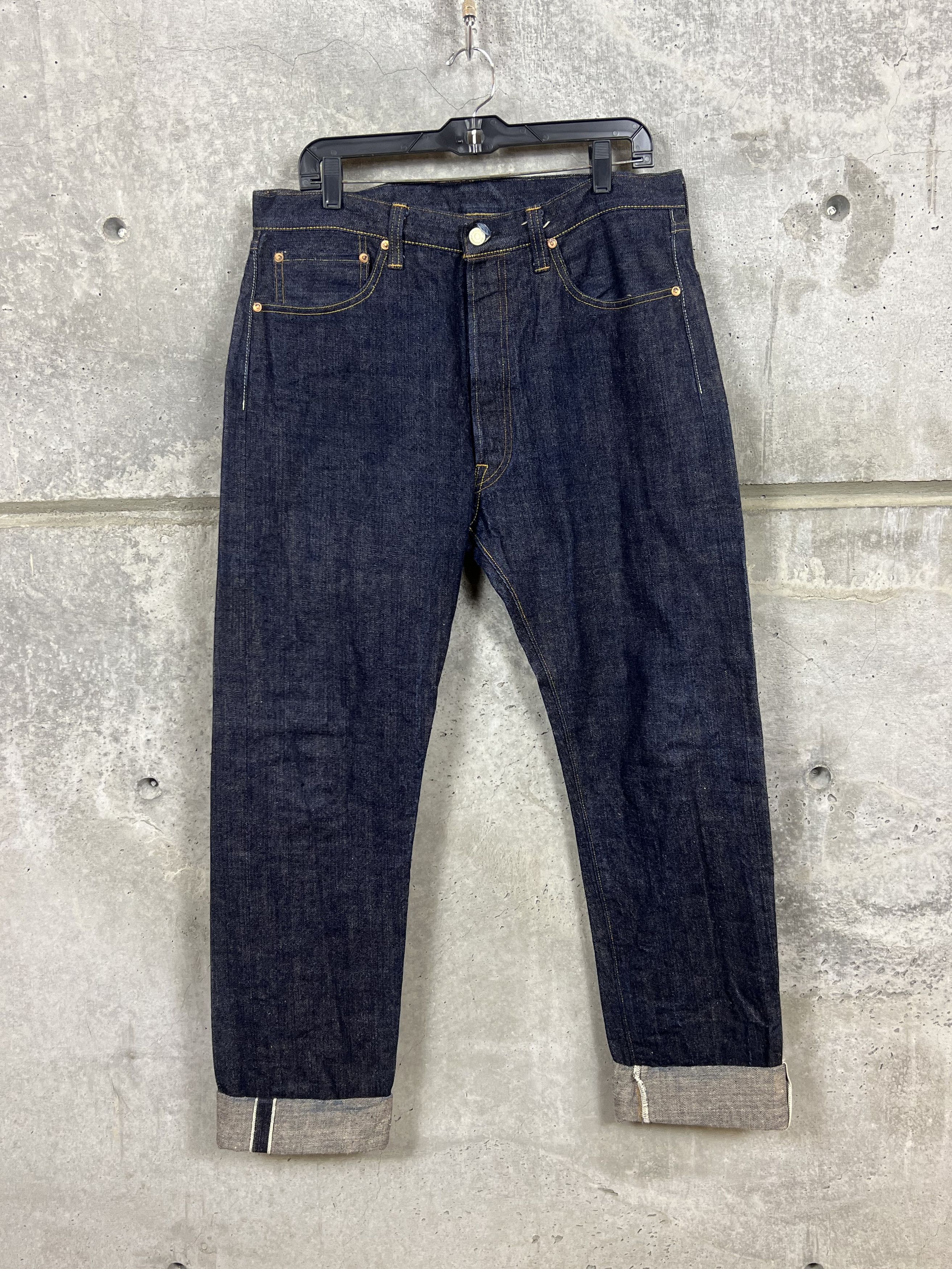 Mister Freedom MISTER FREEDOM DENIM JEANS 34 USA INDIGO SELVEDGE Size US 36 / EU 52 - 1 Thumbnail