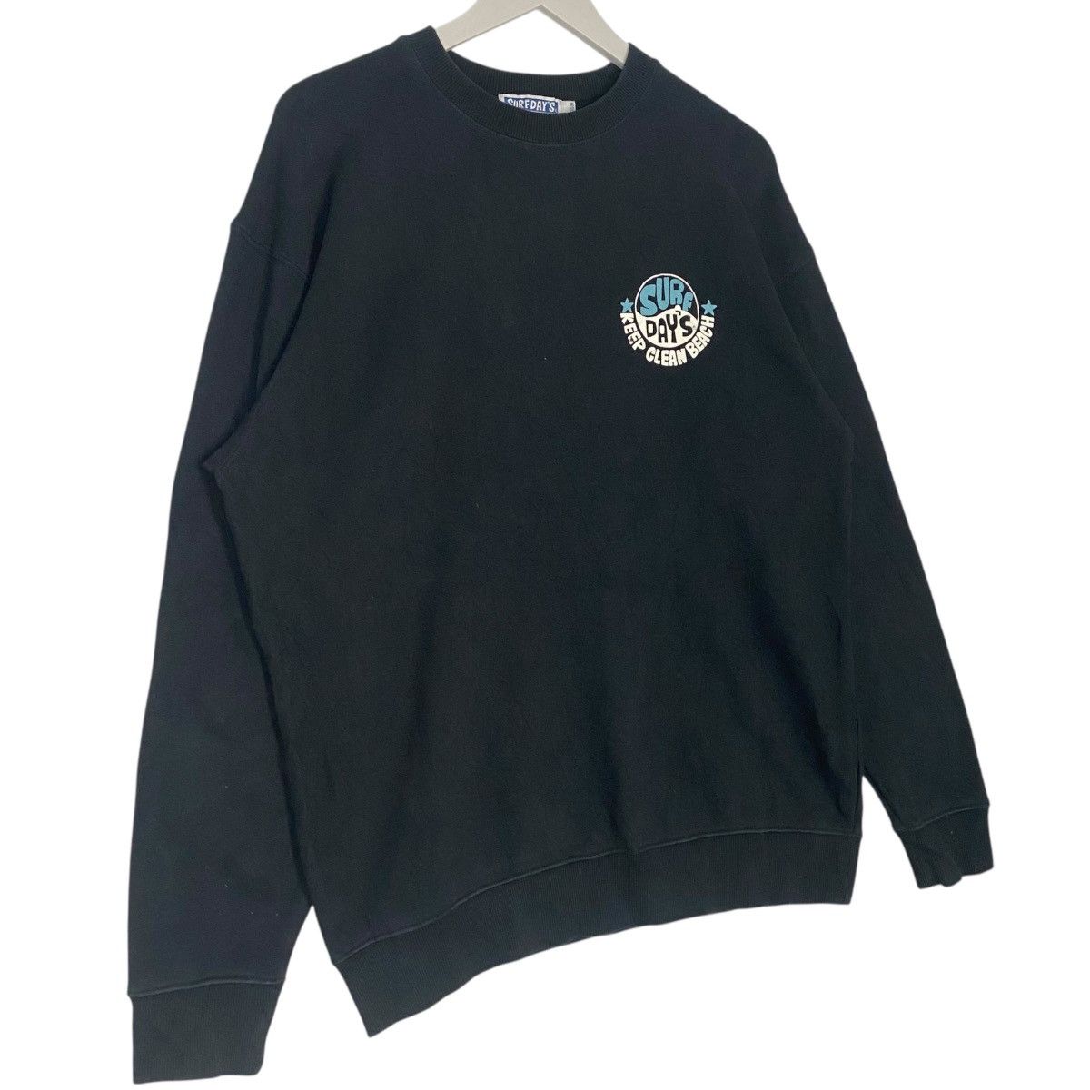 Vintage Vintage Surf Day Crewneck Sweatshirt Black Jumper Size M Size US M / EU 48-50 / 2 - 7 Thumbnail